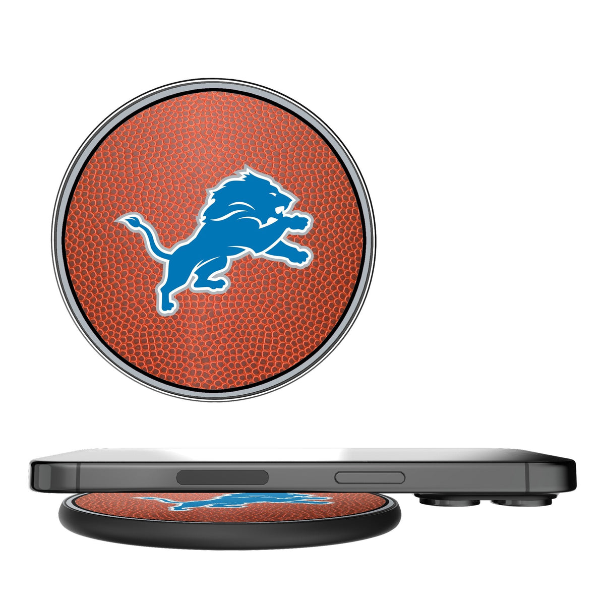 Detroit Lions Football 15-Watt Wireless Charger 1