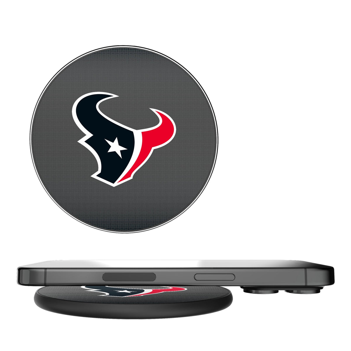 Houston Texans Linen 15-Watt Wireless Charger