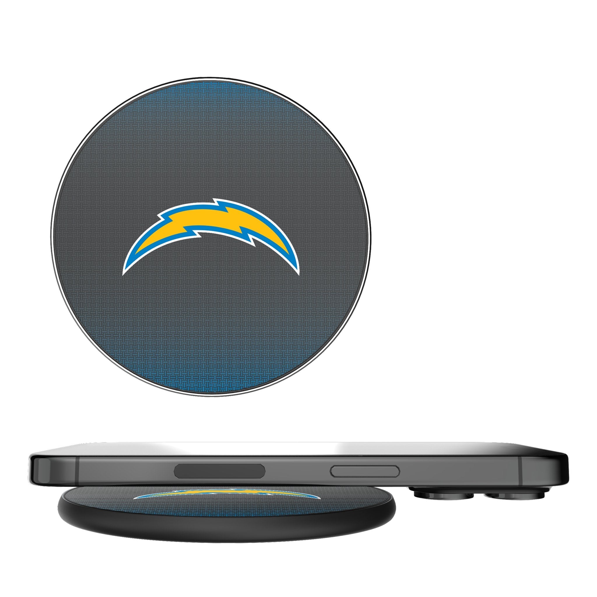 Los Angeles Chargers Linen 15-Watt Wireless Charger 1