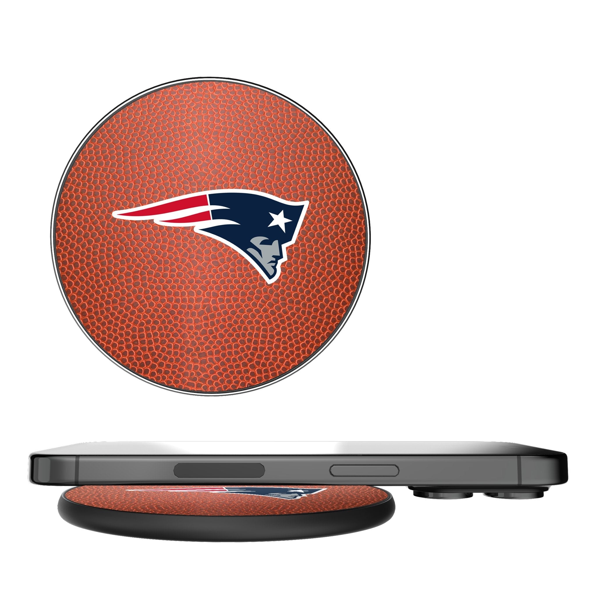 New England Patriots Football 15-Watt Wireless Charger 1
