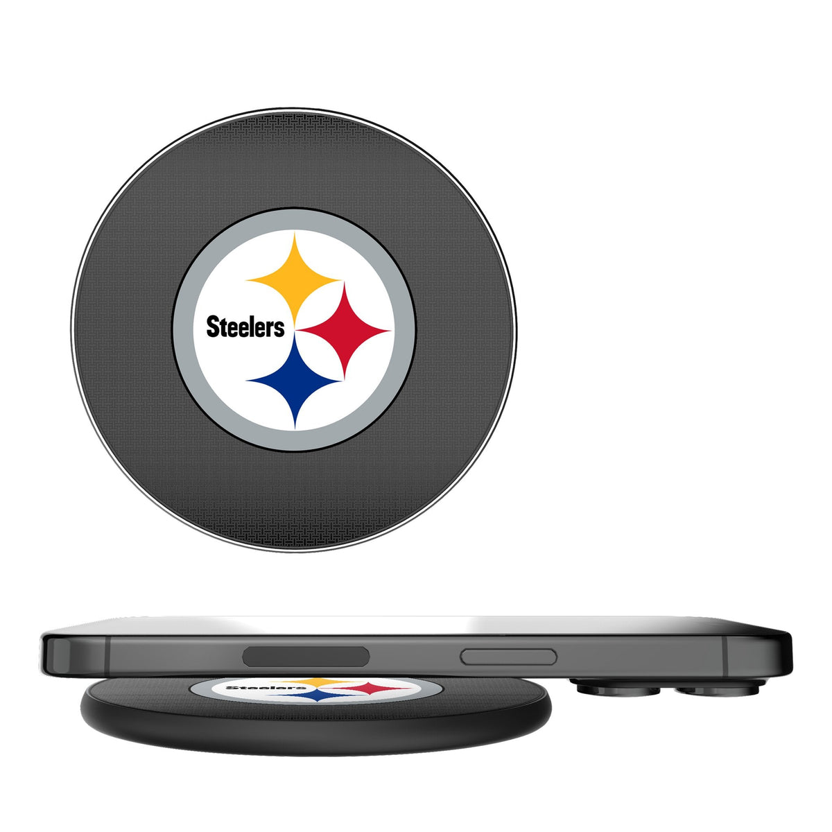Pittsburgh Steelers Linen 15-Watt Wireless Charger 1
