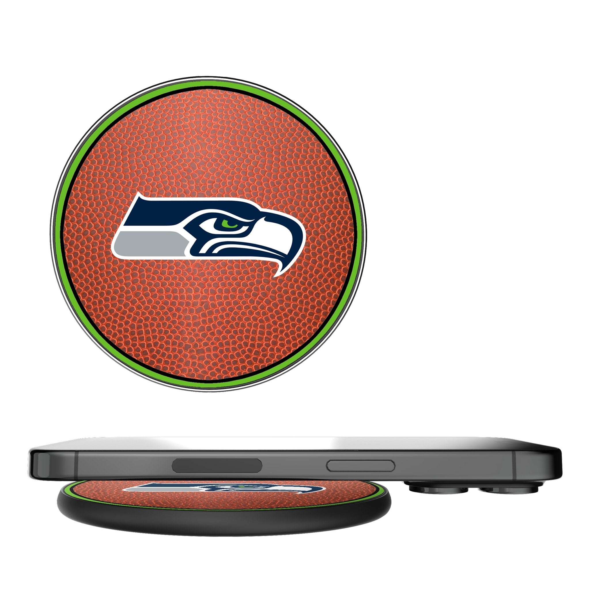 Seattle Seahawks Football 15-Watt Wireless Charger 1