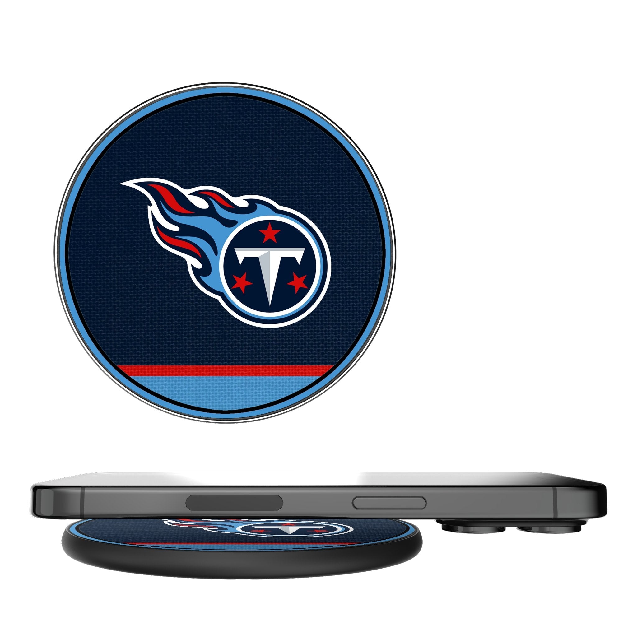 Tennessee Titans Stripe 15-Watt Wireless Charger 1