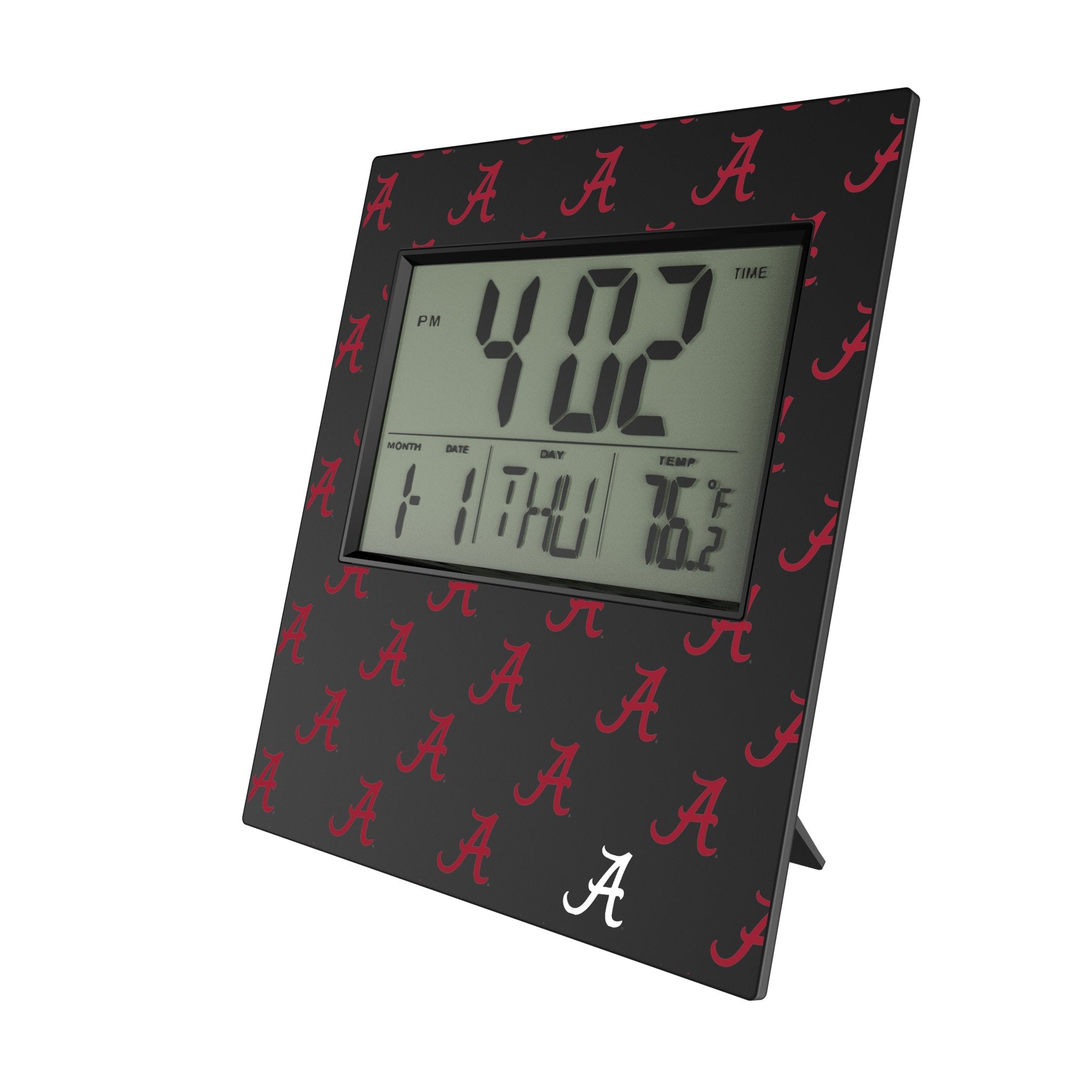 University of Alabama Crimson Tide Script A Fashion Pattern Wall Clock 1