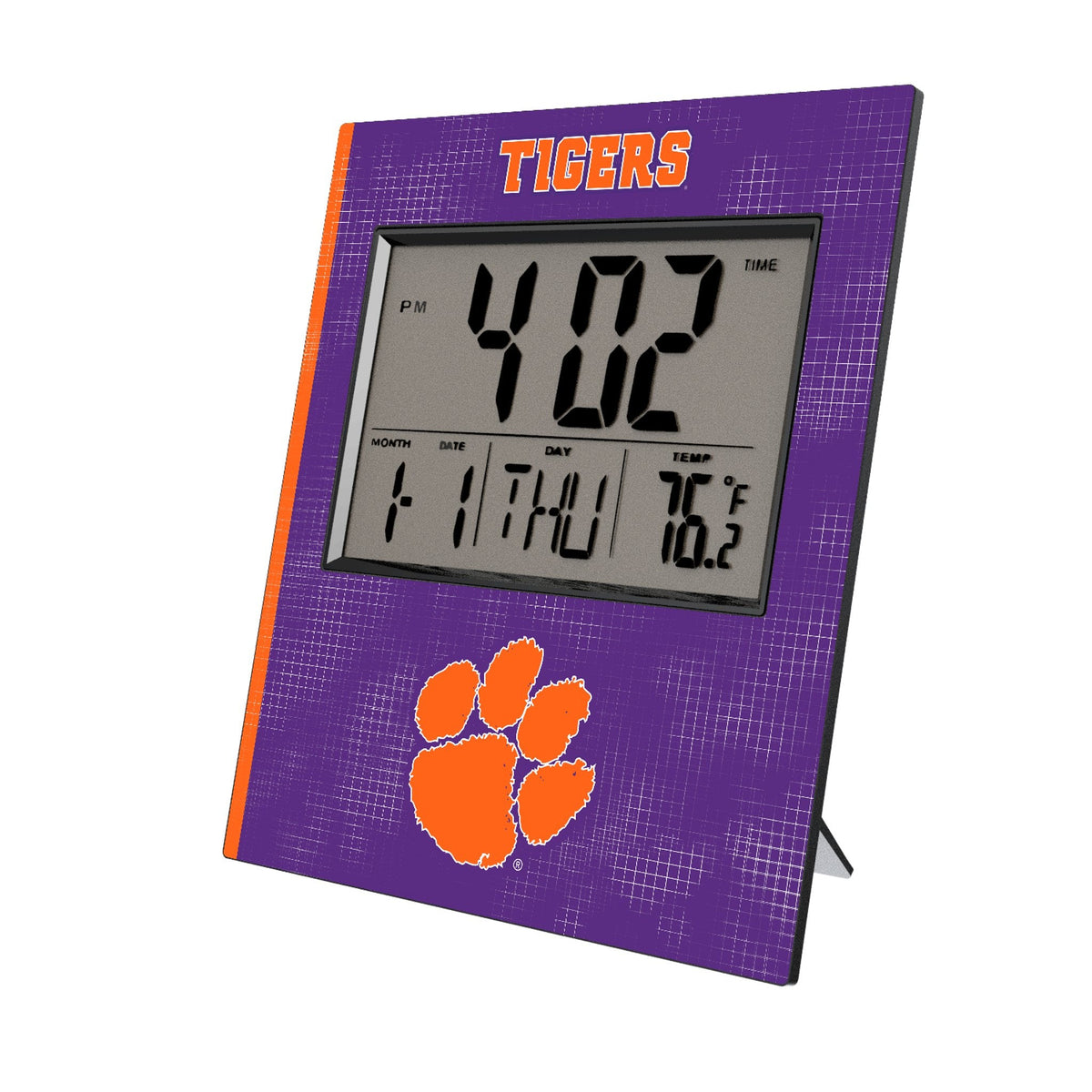 Clemson University Tigers Hatch Wall Clock 1