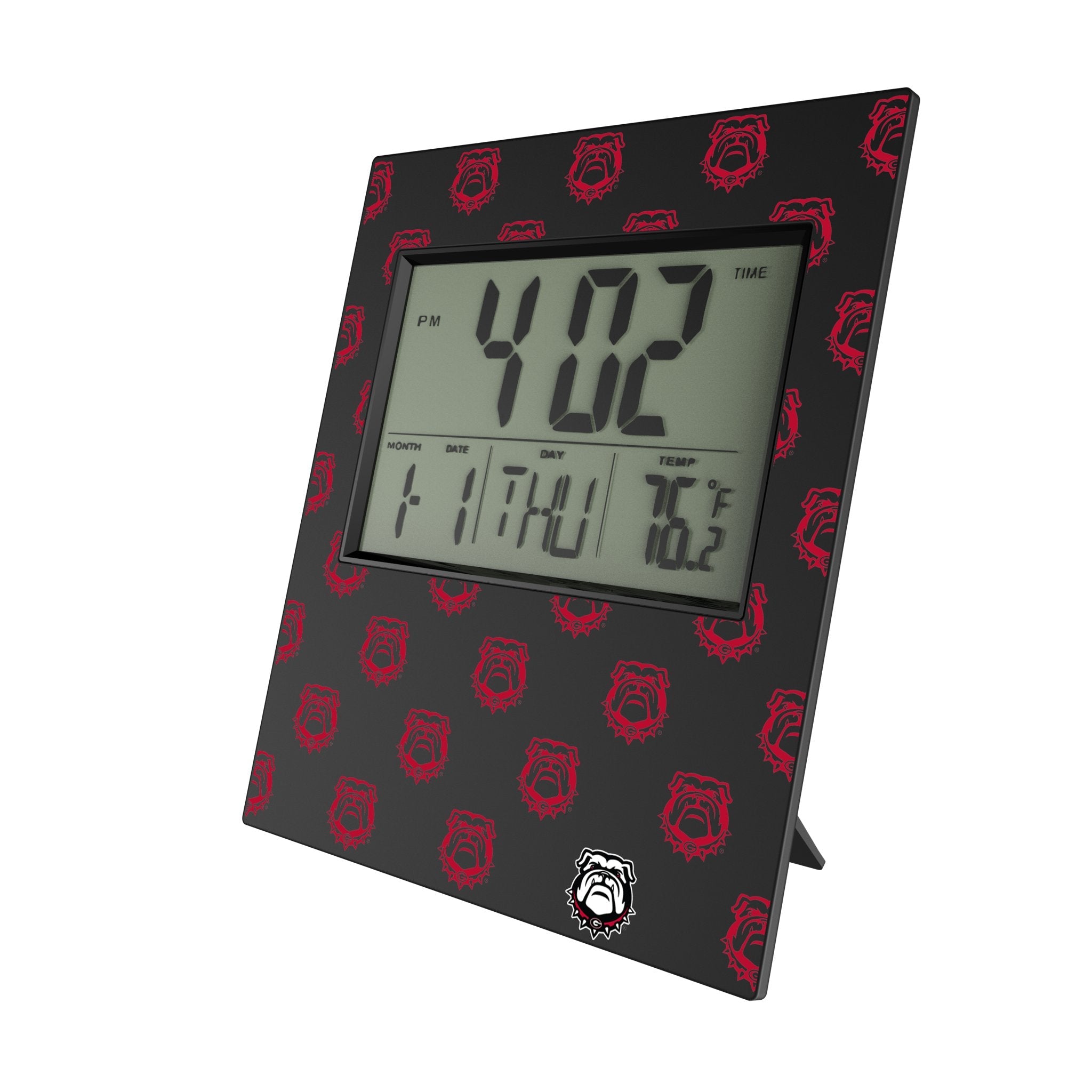 University of Georgia Bulldogs Uga Fashion Pattern Wall Clock 1