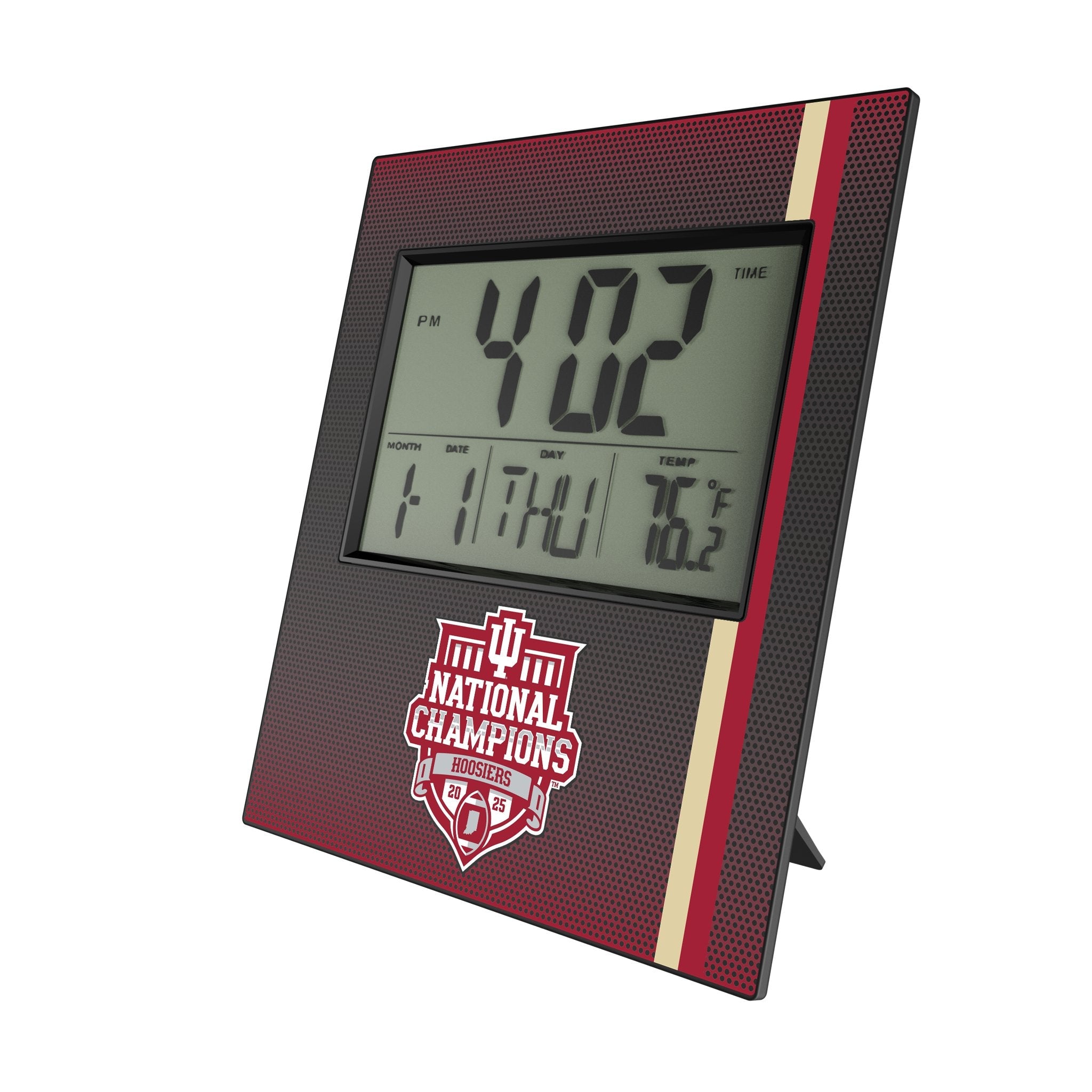 Indiana University Hoosiers 2025 College Football Playoff National Champion Wall Clock 1