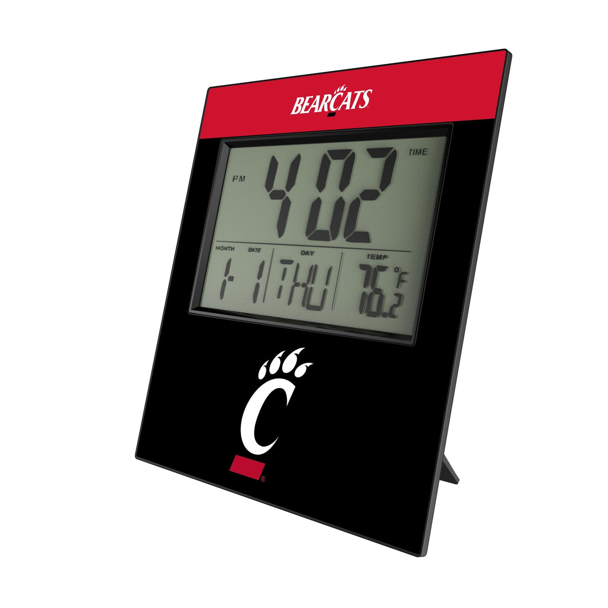 University of Cincinnati Bearcats Color Block Wall Clock 1