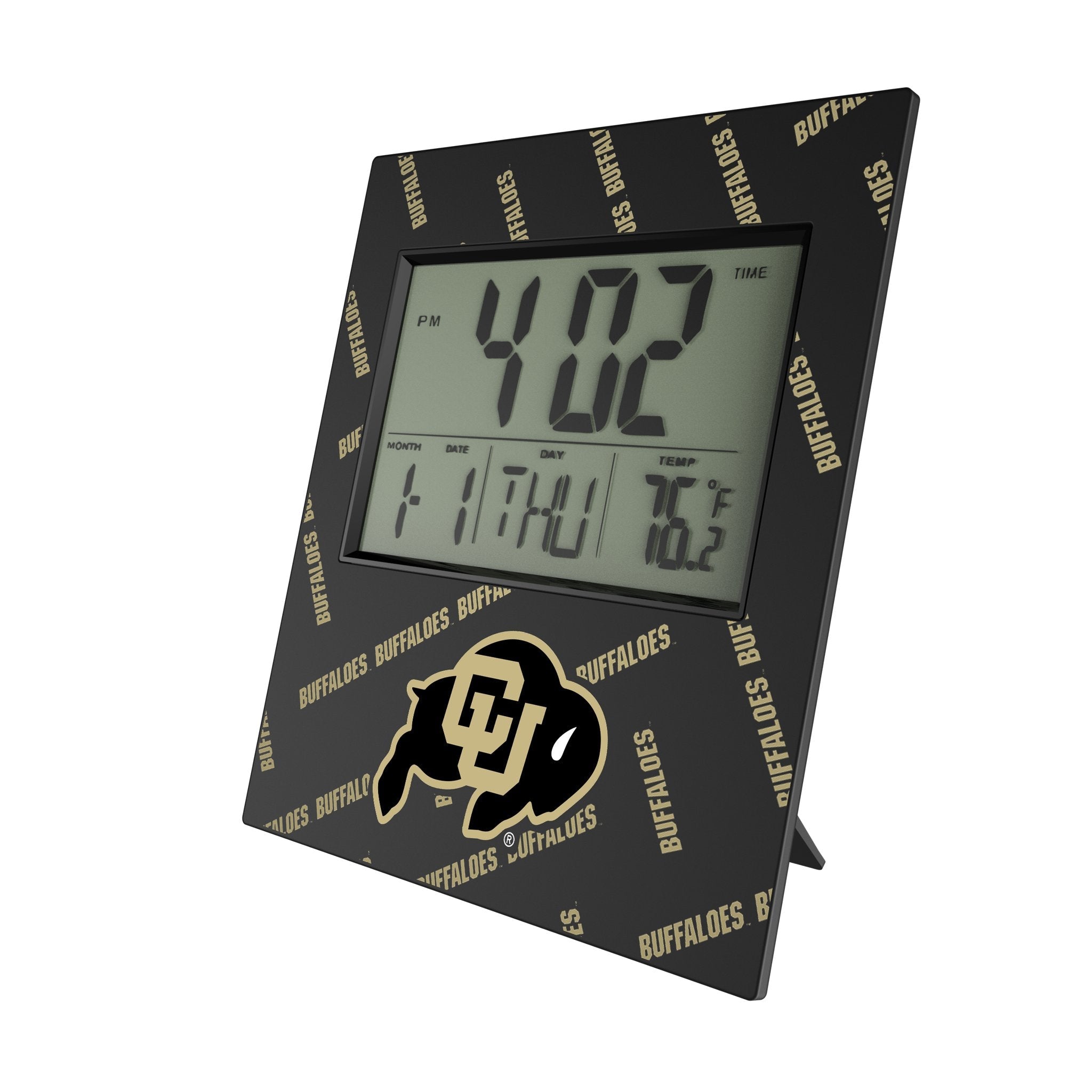 University of Colorado Buffaloes Quadtile Wall Clock 1