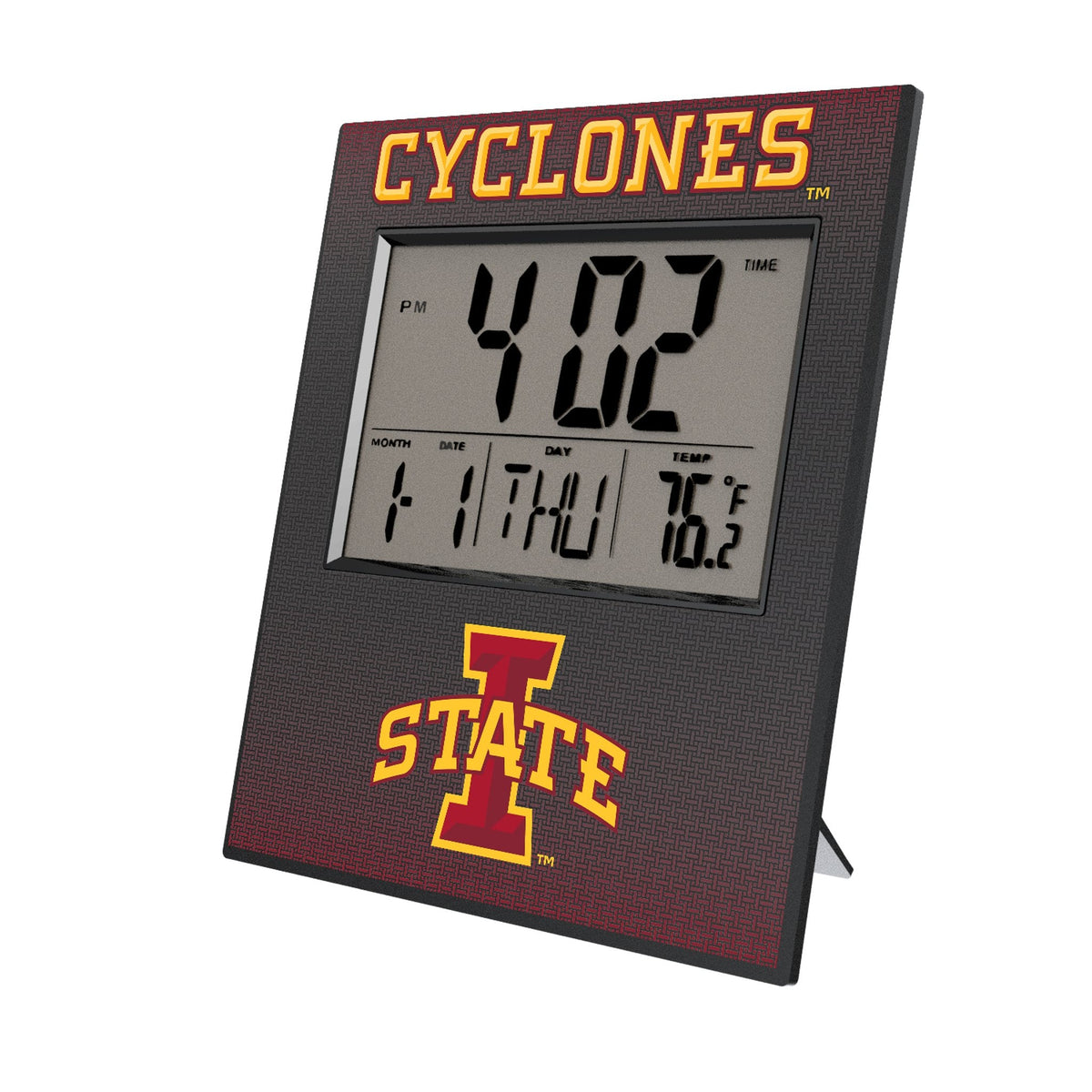 Iowa State University Cyclones Linen Wall Clock 1