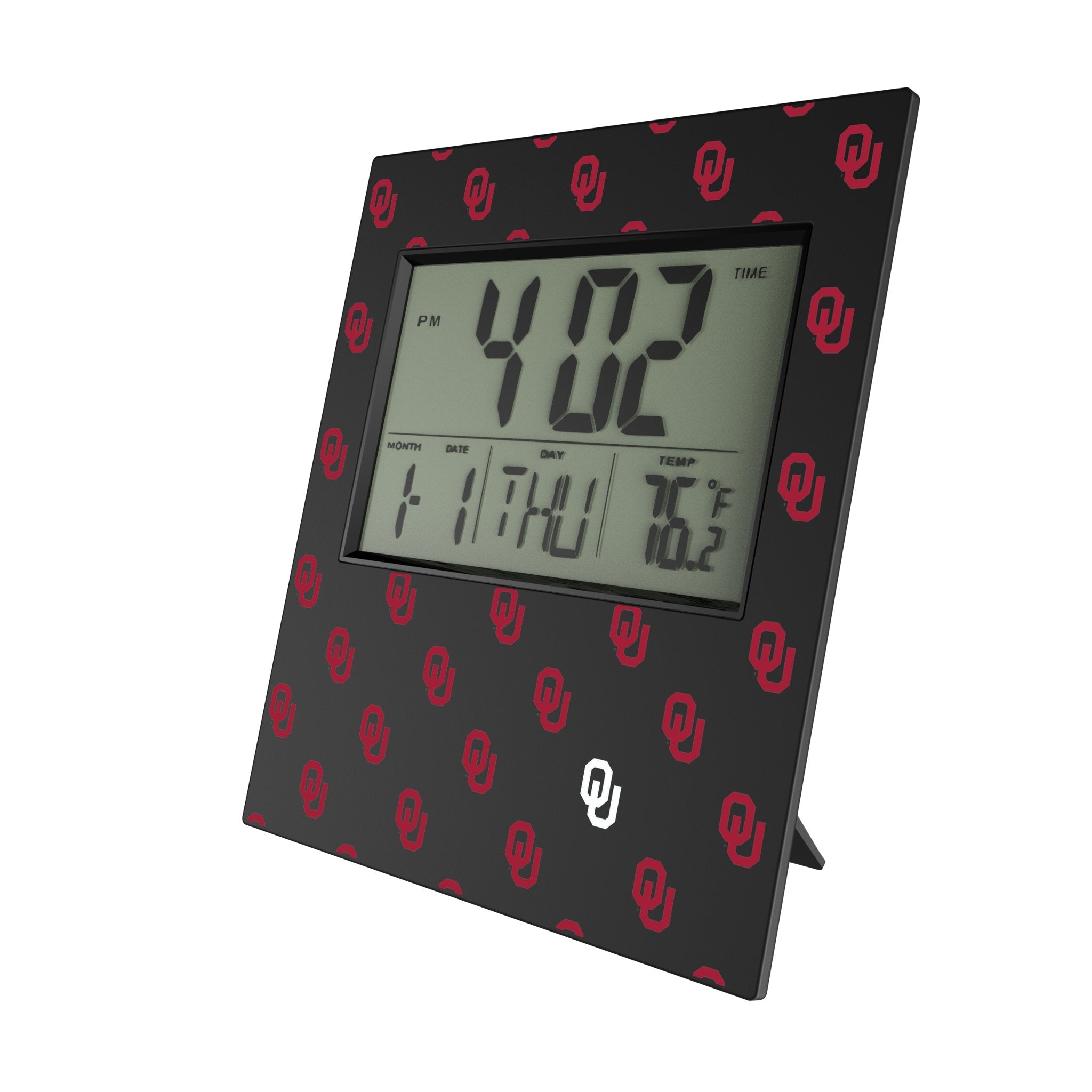 University of Oklahoma Sooners Fashion Pattern Wall Clock