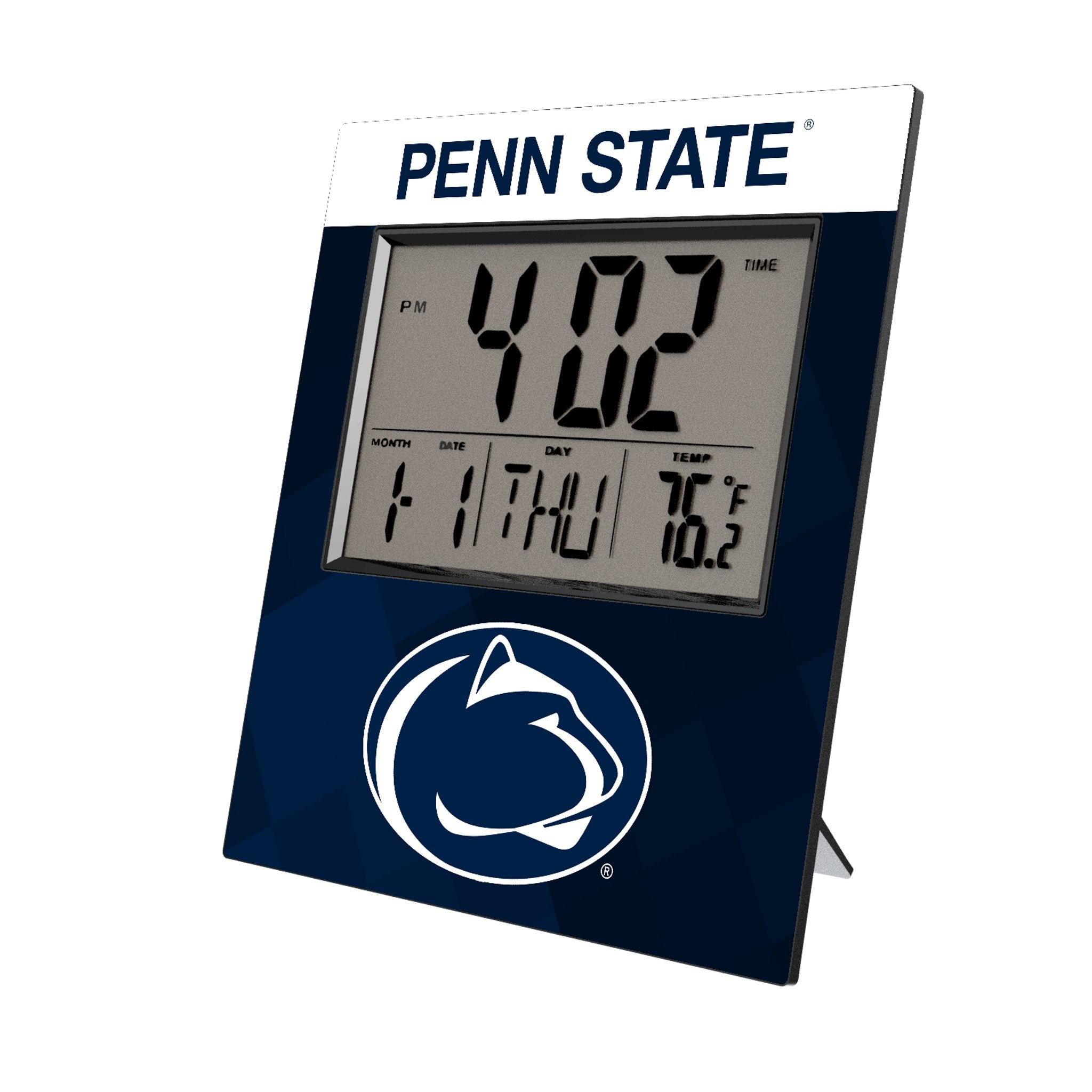 Pennsylvania State University Nittany Lions Color Block Wall Clock 1