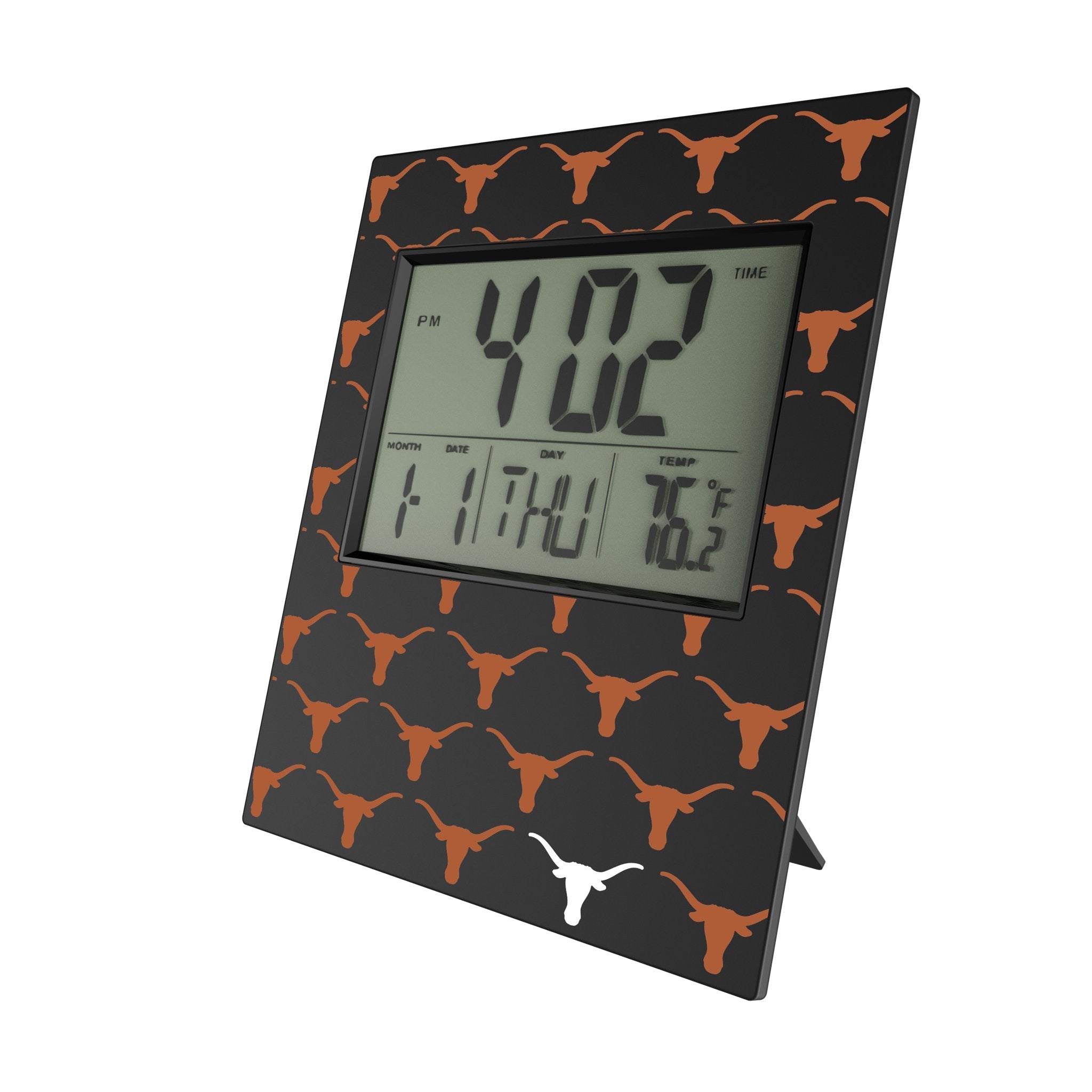 University of Texas Longhorns Fashion Pattern Wall Clock 1