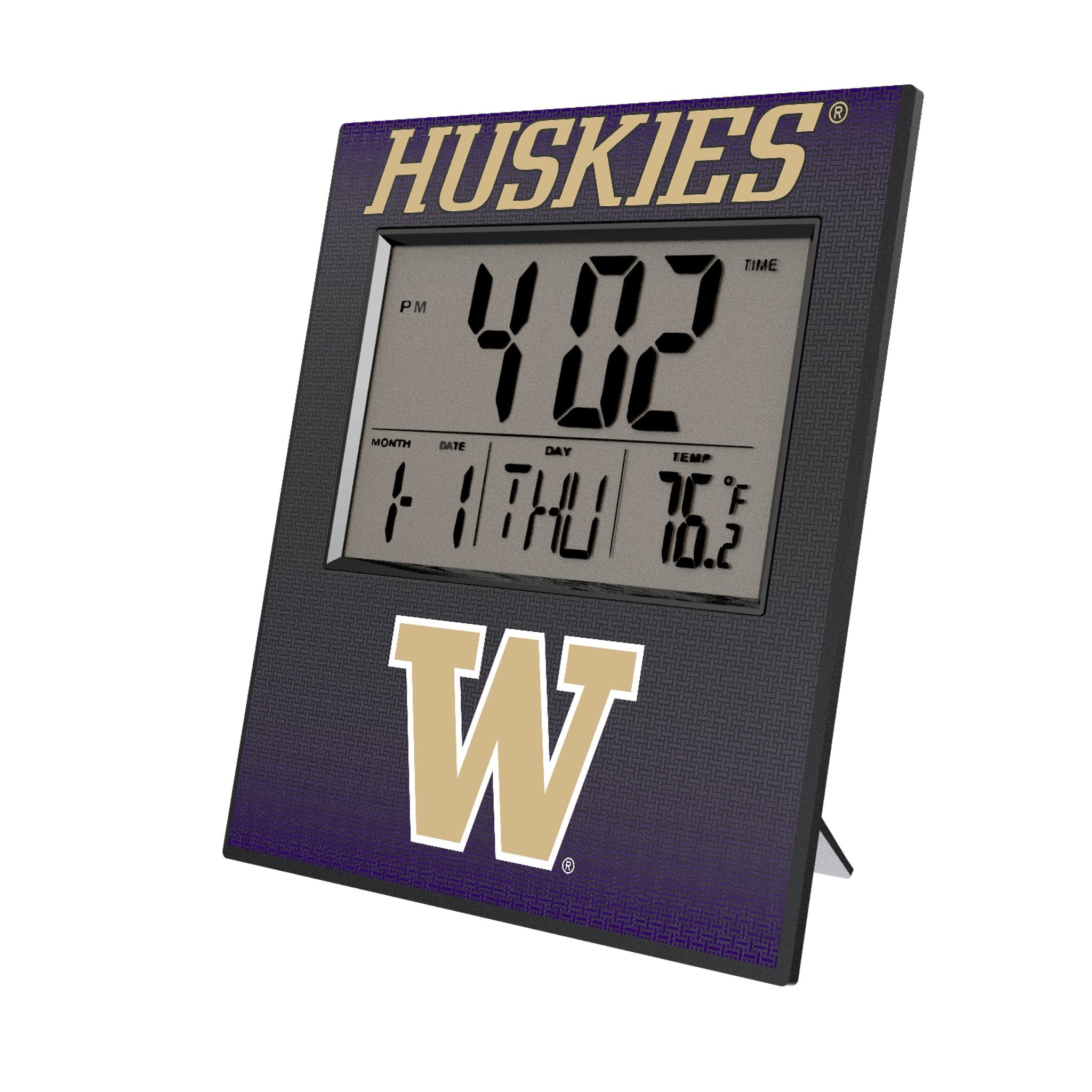 University of Washington Huskies Linen Wall Clock 1