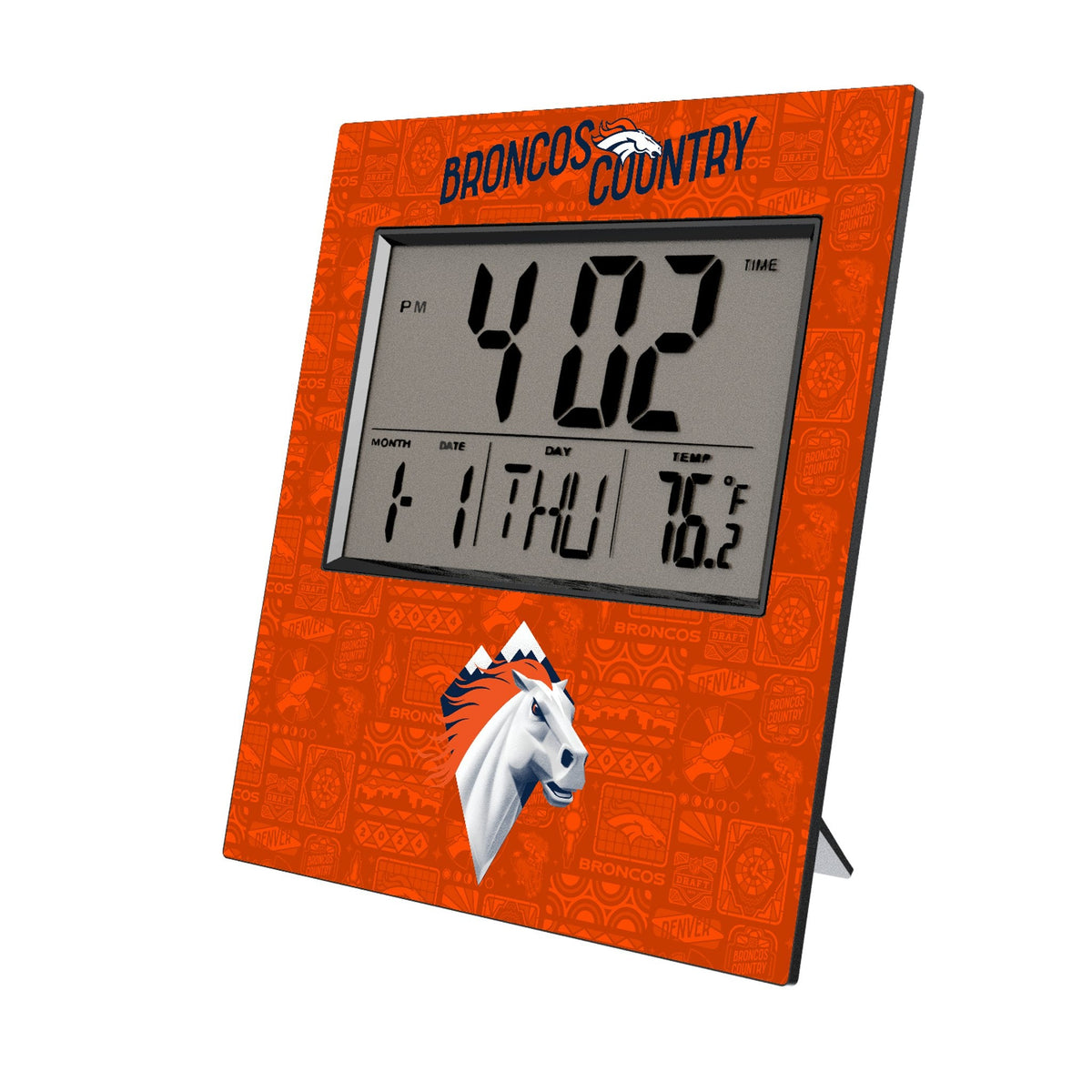 Denver Broncos 2024 Edition Wall Clock 1