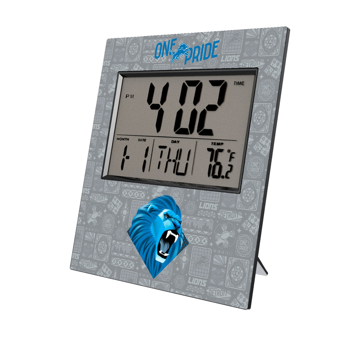 Detroit Lions 2024 Edition Wall Clock 1