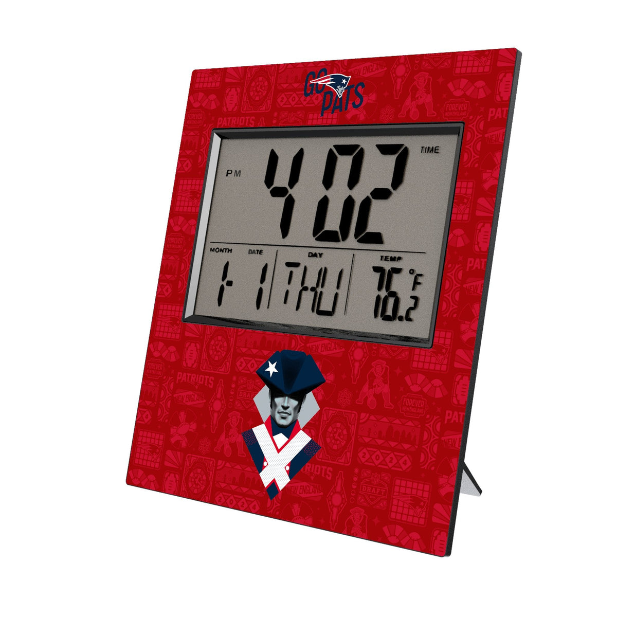 New England Patriots 2024 Edition Wall Clock 1