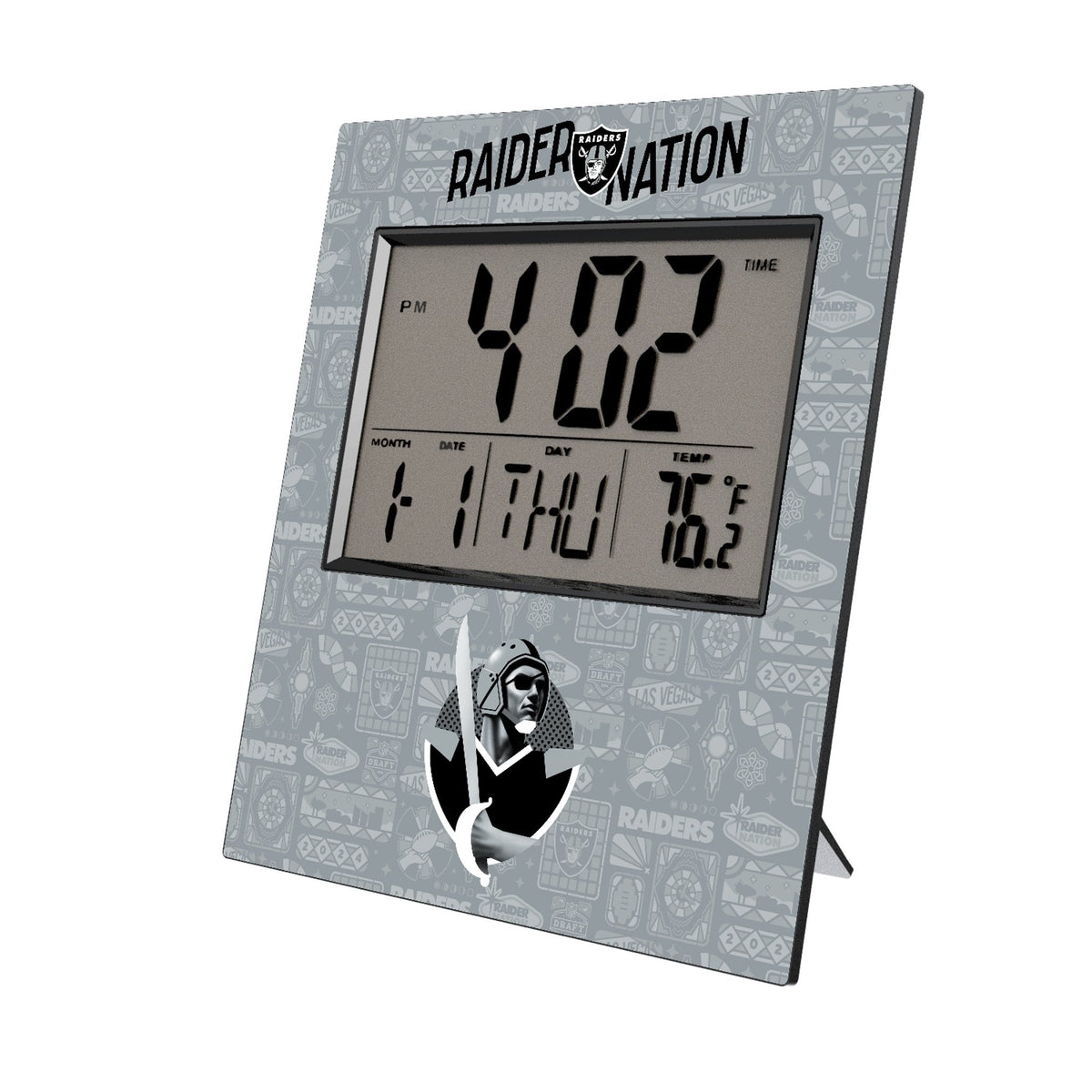 Las Vegas Raiders 2024 Edition Wall Clock 1