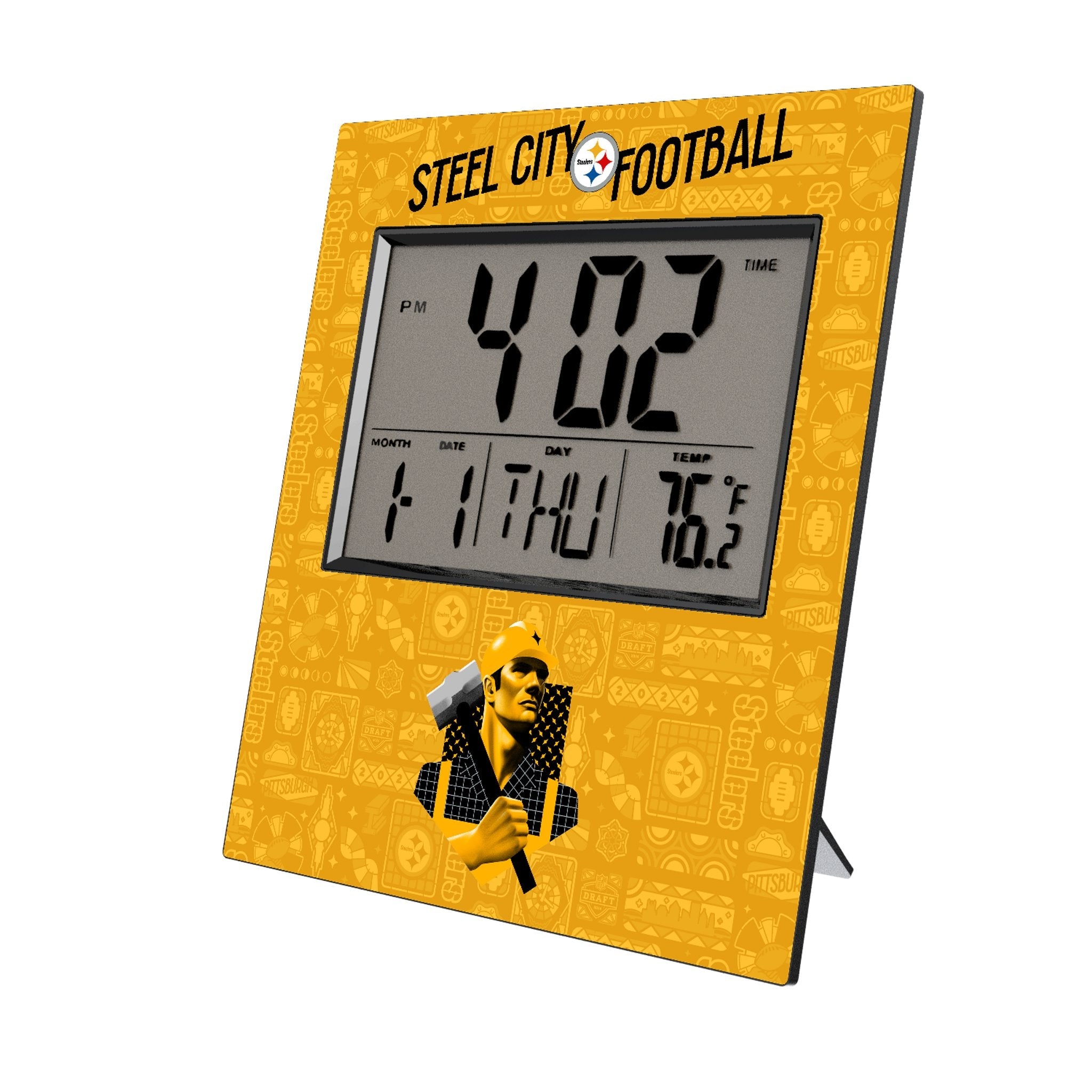 Pittsburgh Steelers 2024 Edition Wall Clock 1
