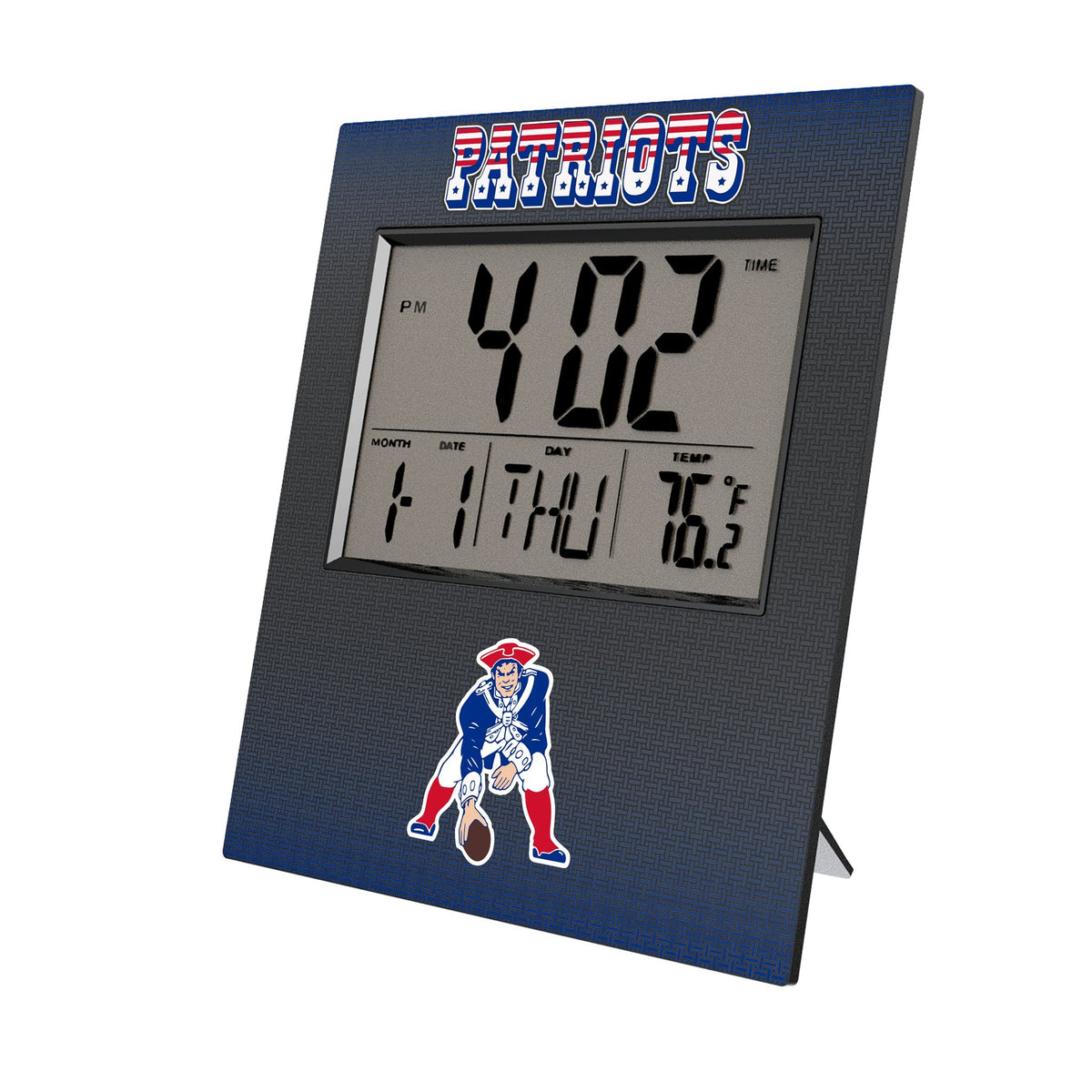 New England Patriots Historic Collection Linen Wall Clock 1