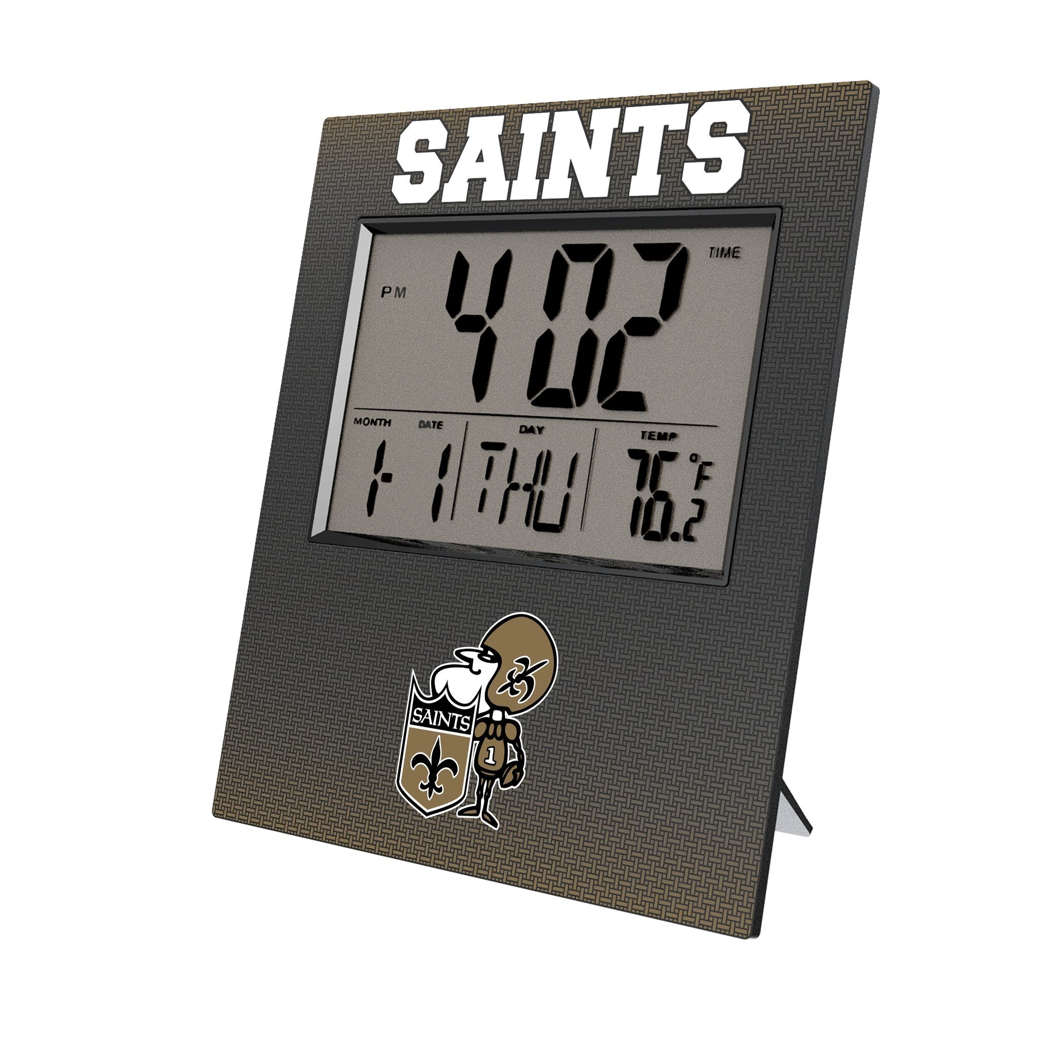 New Orleans Saints Historic Collection Linen Wall Clock 1