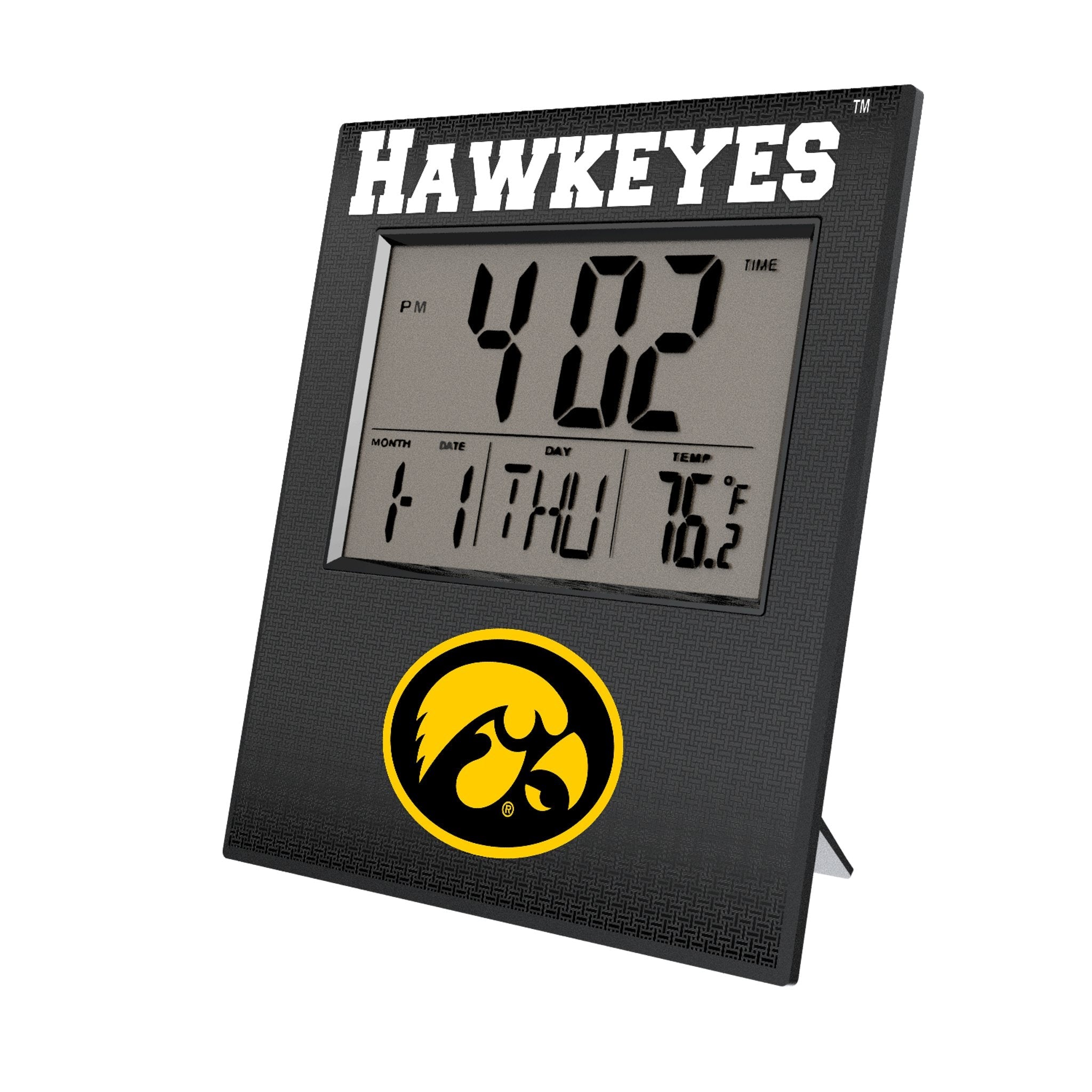 University of Iowa Hawkeyes Linen Wall Clock 1