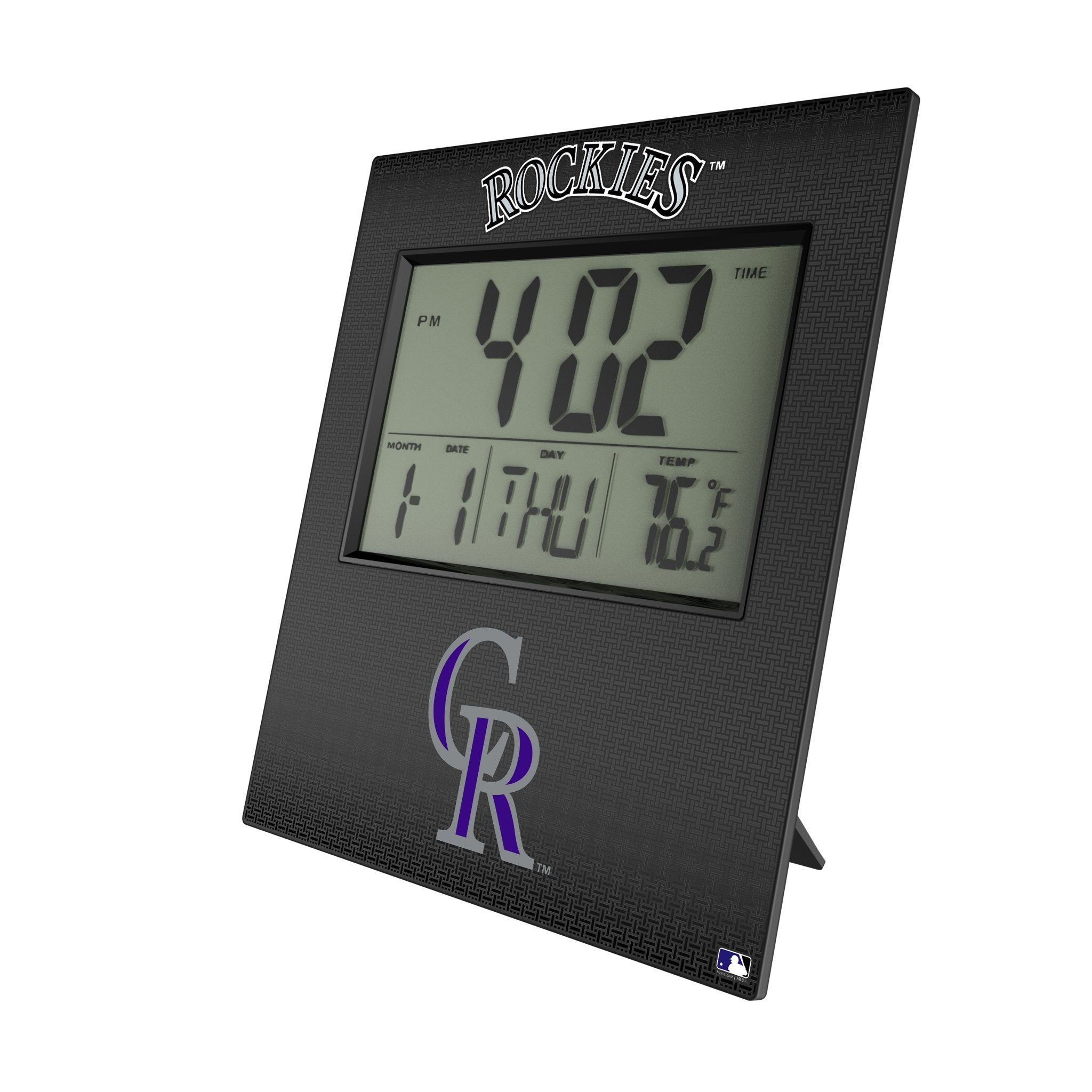 Colorado Rockies Linen Wall Clock
