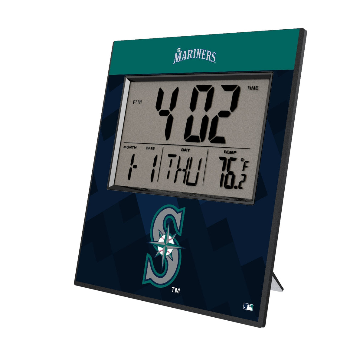 Seattle Mariners Color Block Wall Clock 1