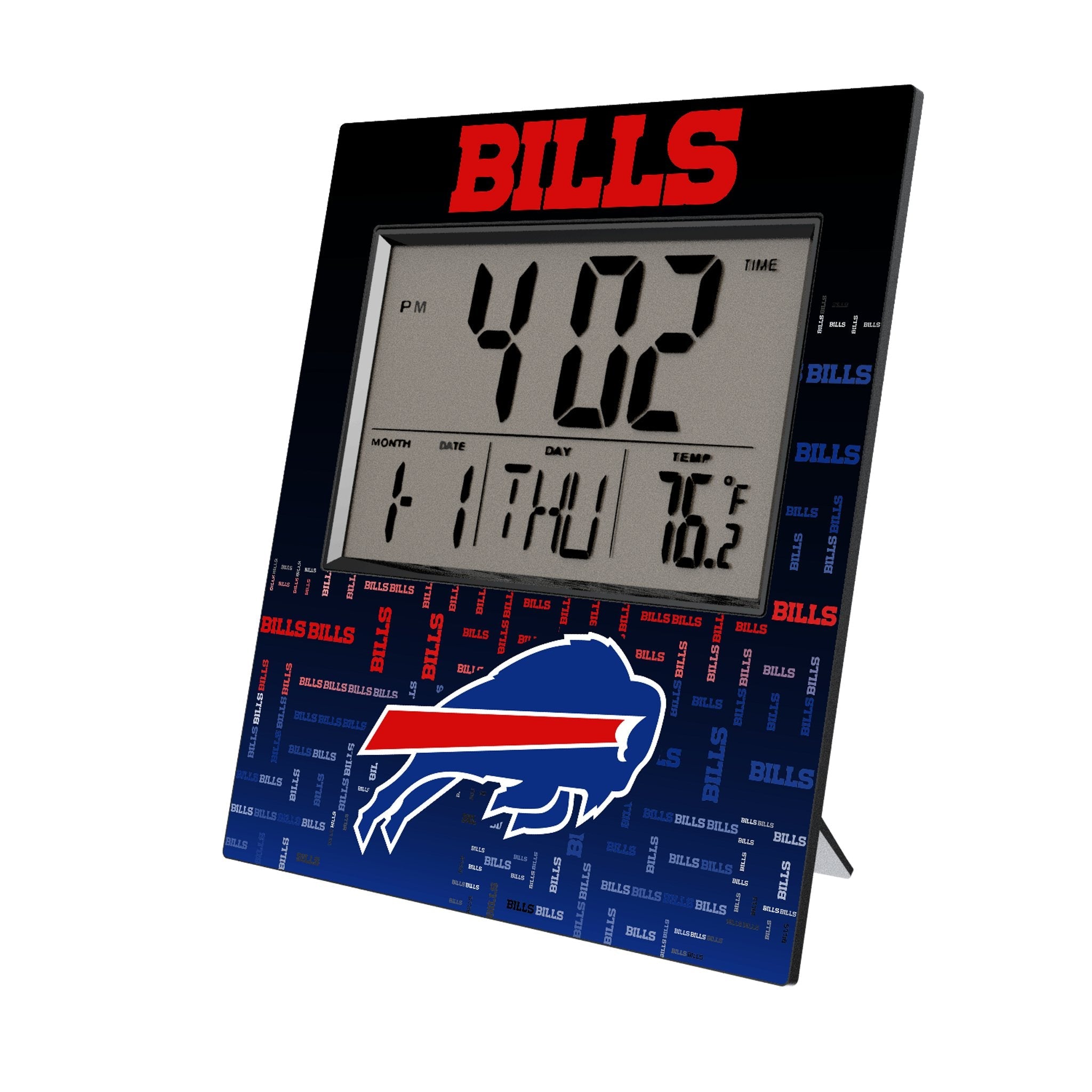 Buffalo Bills Quadtile Wall Clock 1