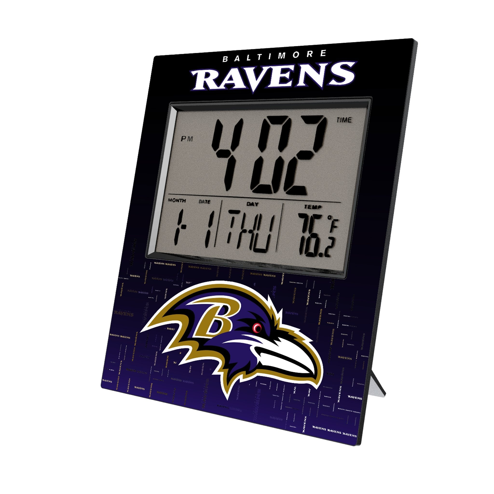 Baltimore Ravens Quadtile Wall Clock 1