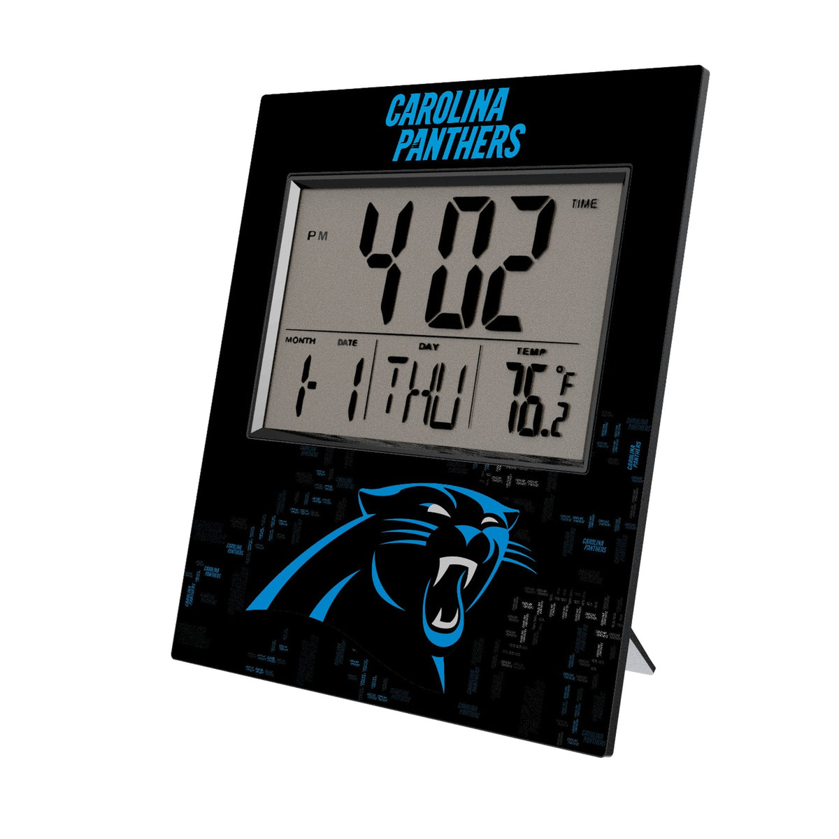 Carolina Panthers Quadtile Wall Clock 1