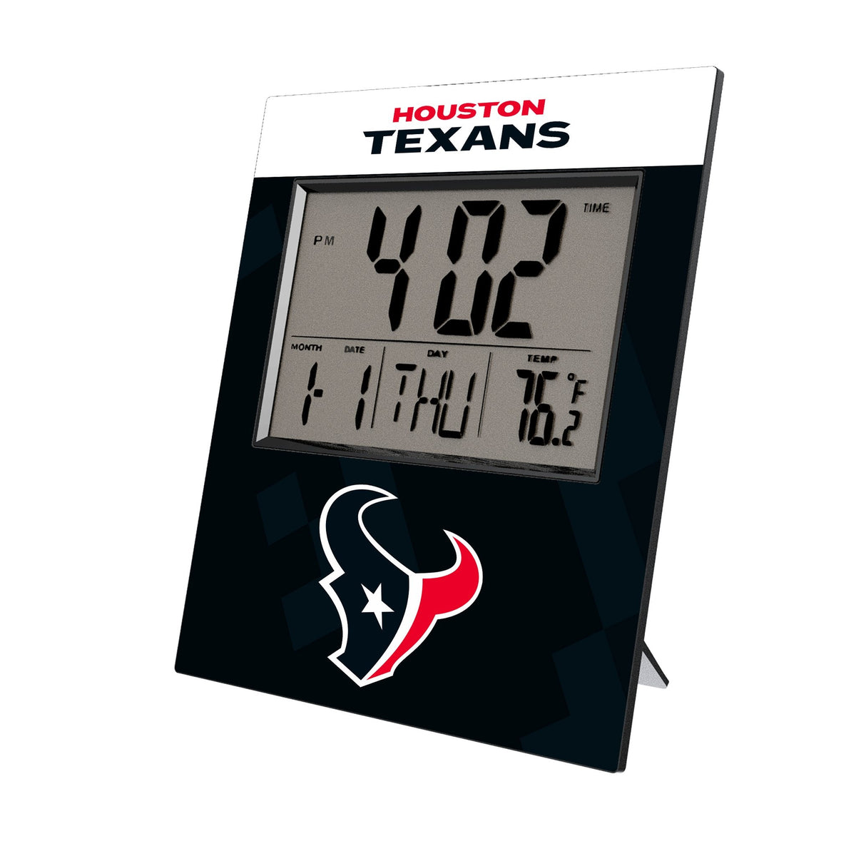 Houston Texans Color Block Wall Clock 1