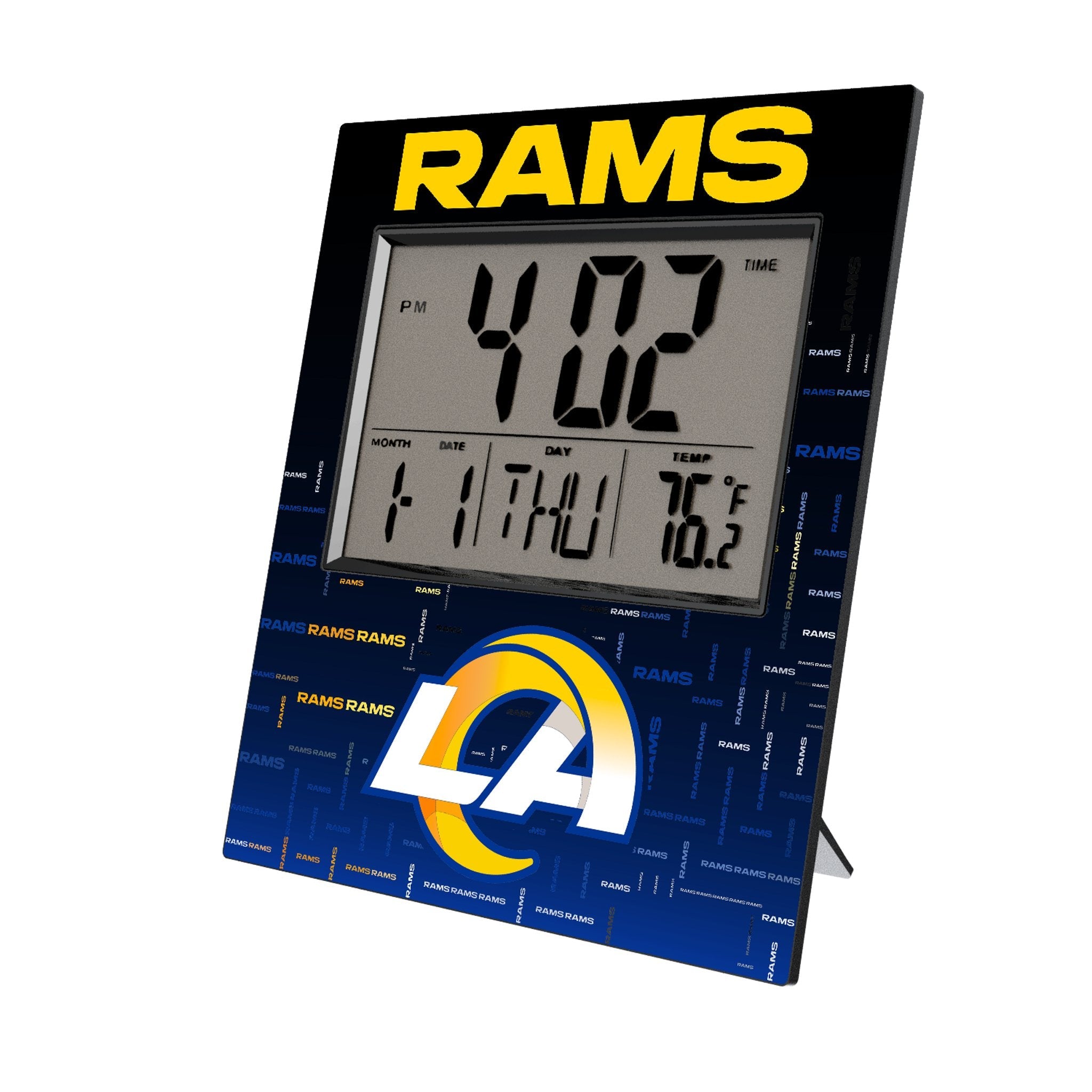 Los Angeles Rams Quadtile Wall Clock 1