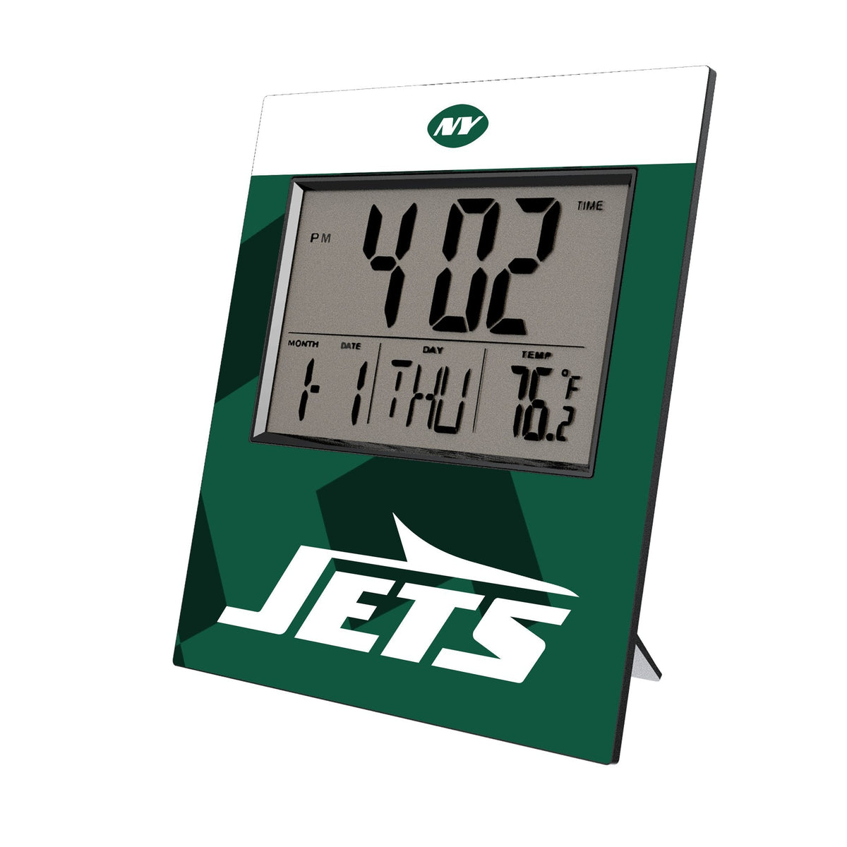 New York Jets Color Block Wall Clock 1