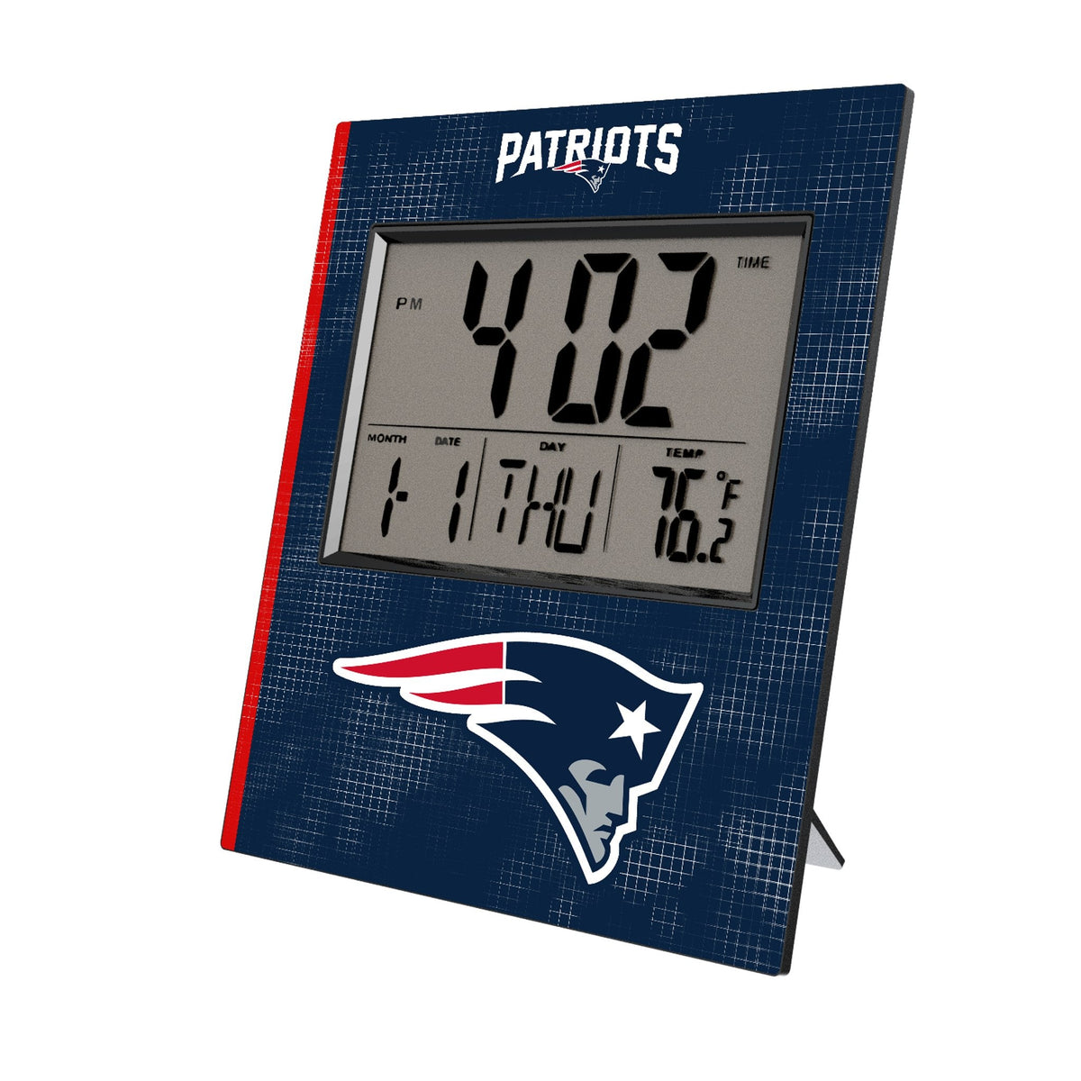 New England Patriots Hatch Wall Clock 1