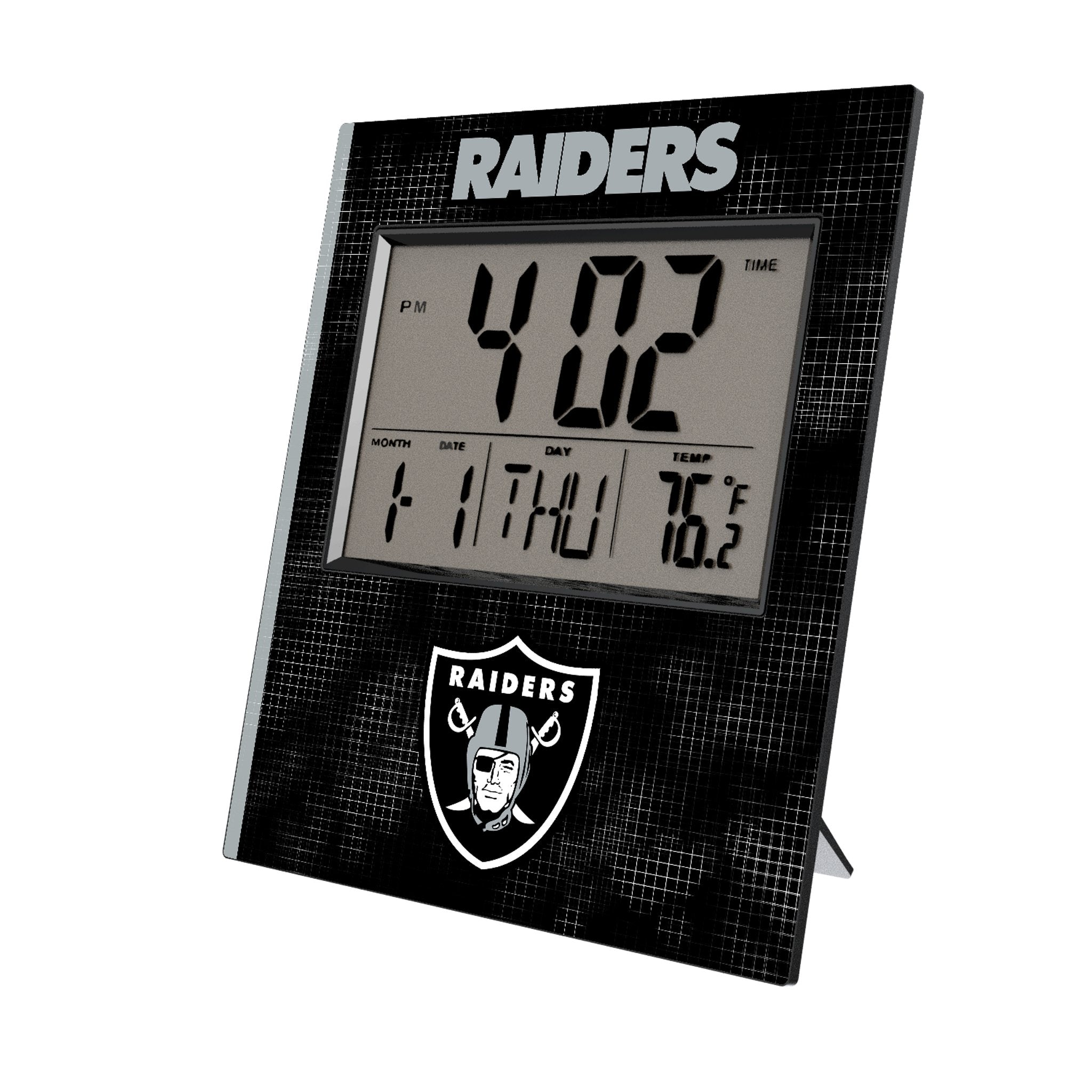 Las Vegas Raiders Hatch Wall Clock 1