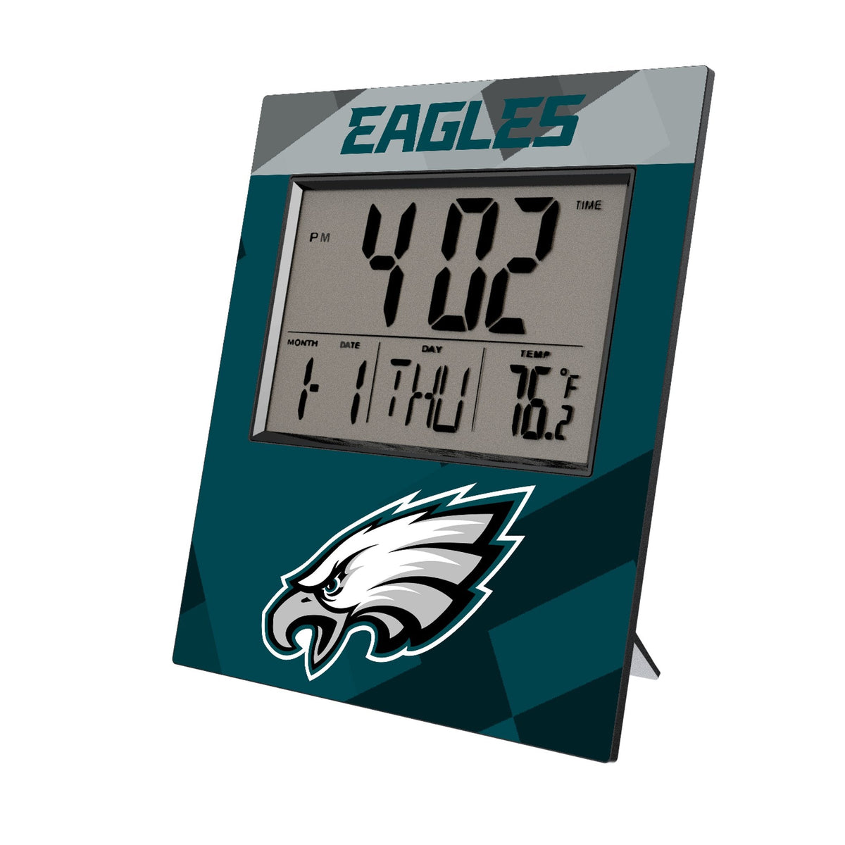 Philadelphia Eagles Color Block Wall Clock 1