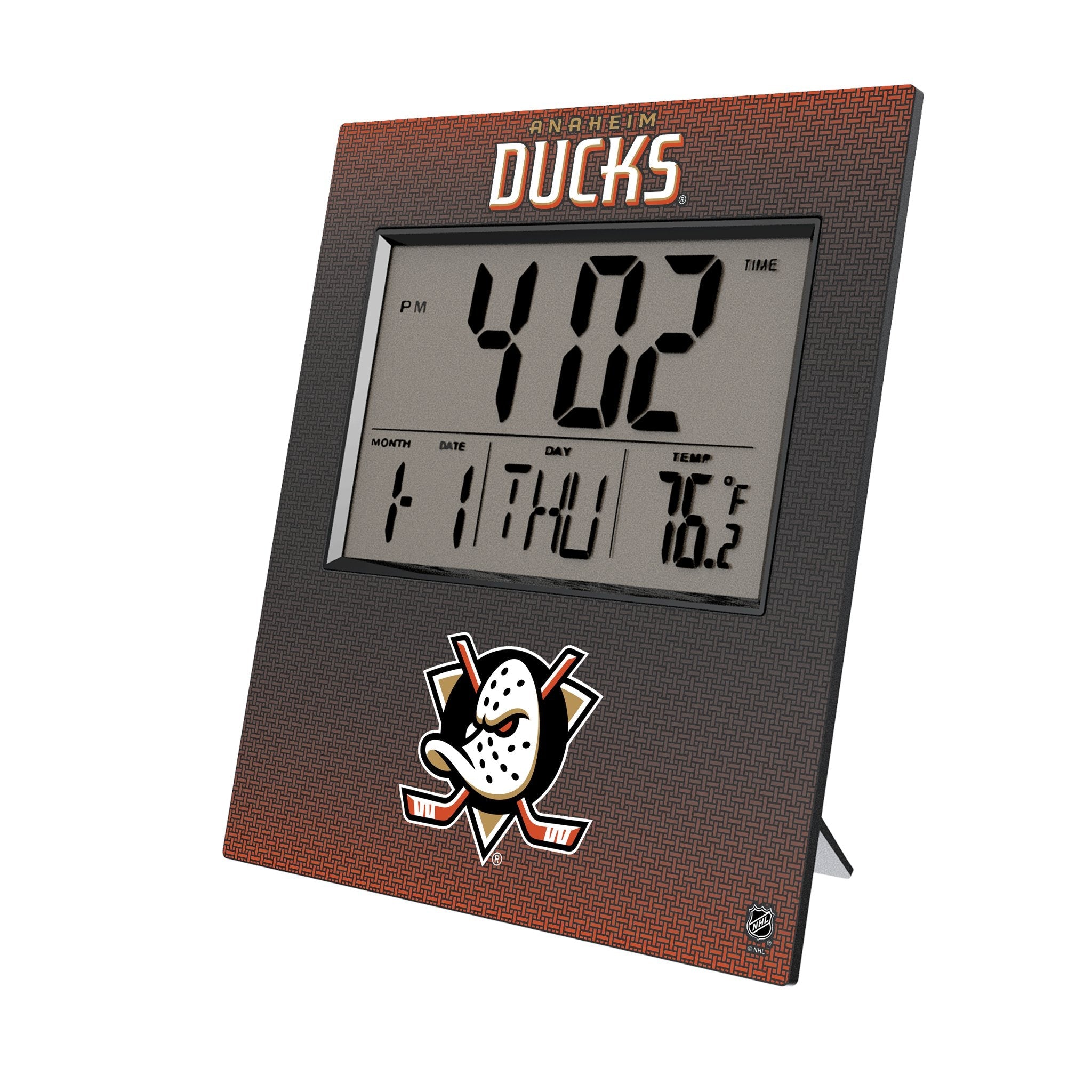 Anaheim Ducks Linen Wall Clock 1