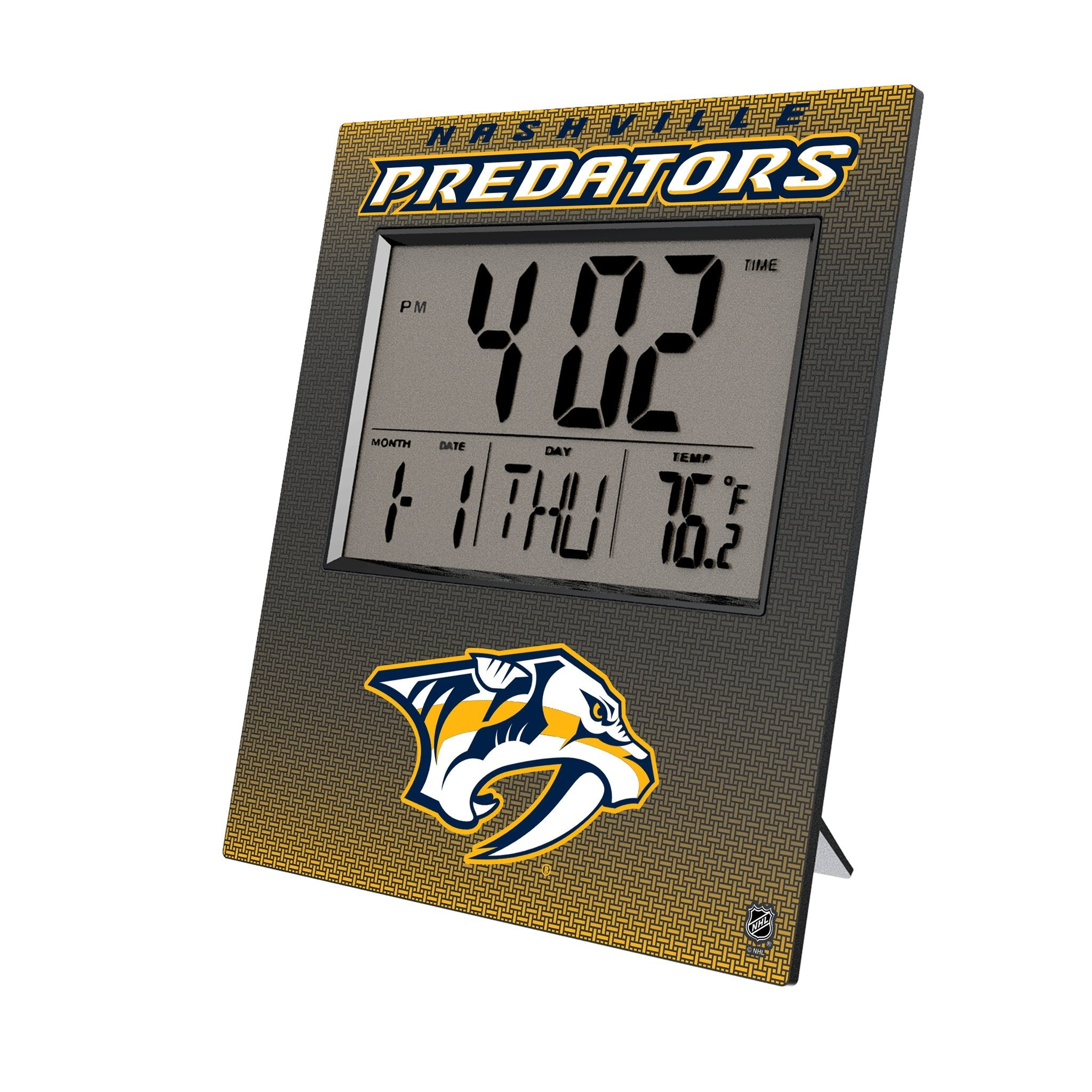 Nashville Predators Linen Wall Clock