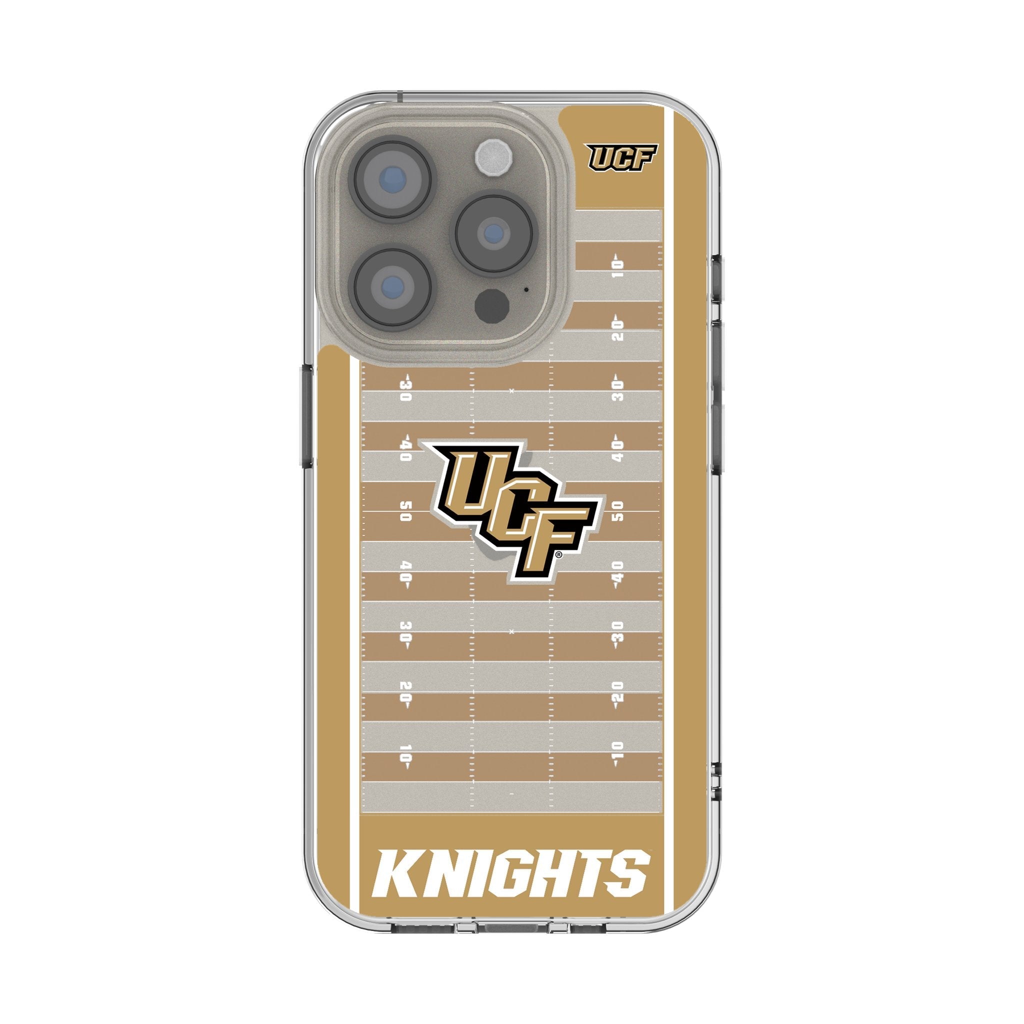 University of Central Florida Golden Knights Field Clear Phone Case for Apple iPhone 1