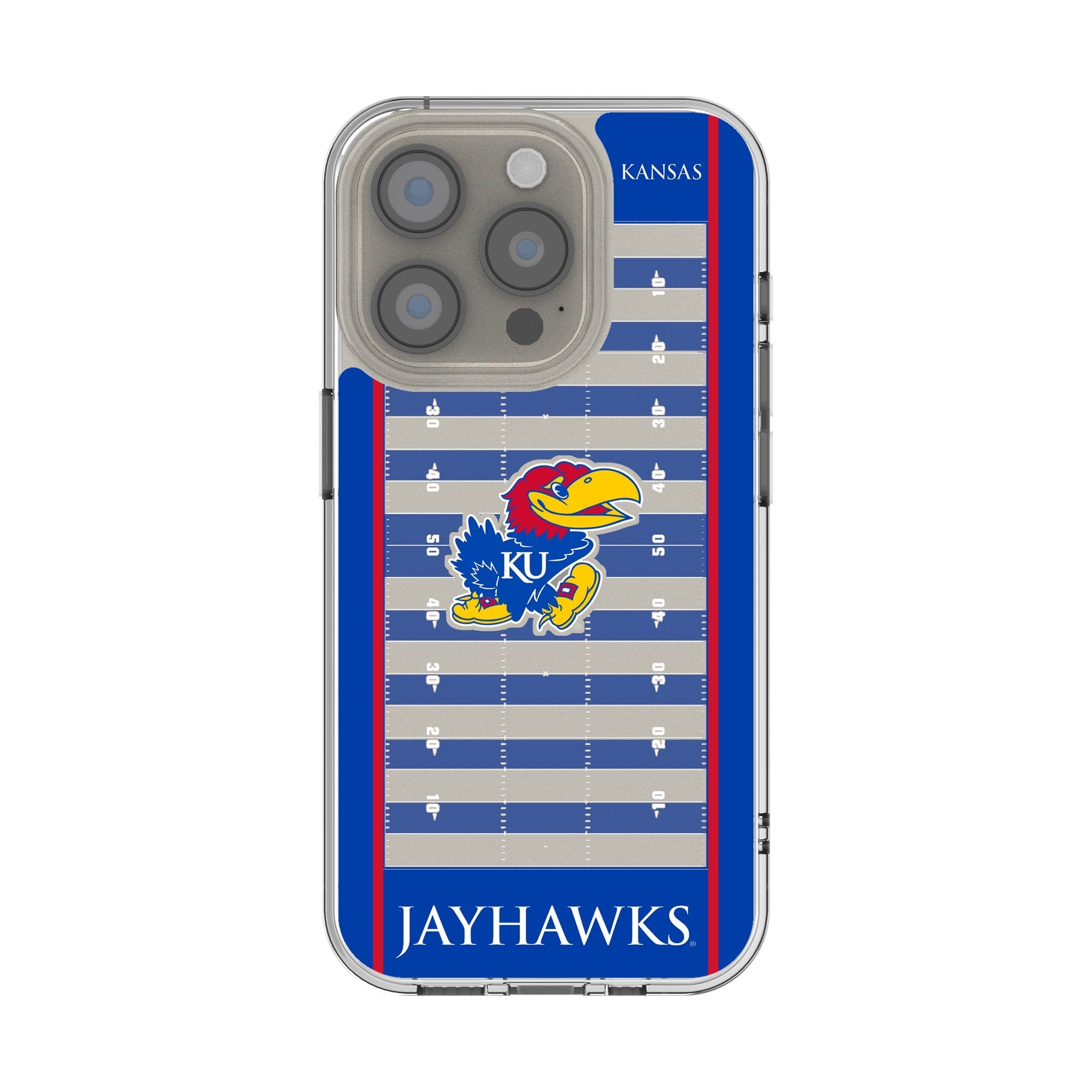 University of Kansas Jayhawks Field Clear Phone Case for Apple iPhone 1