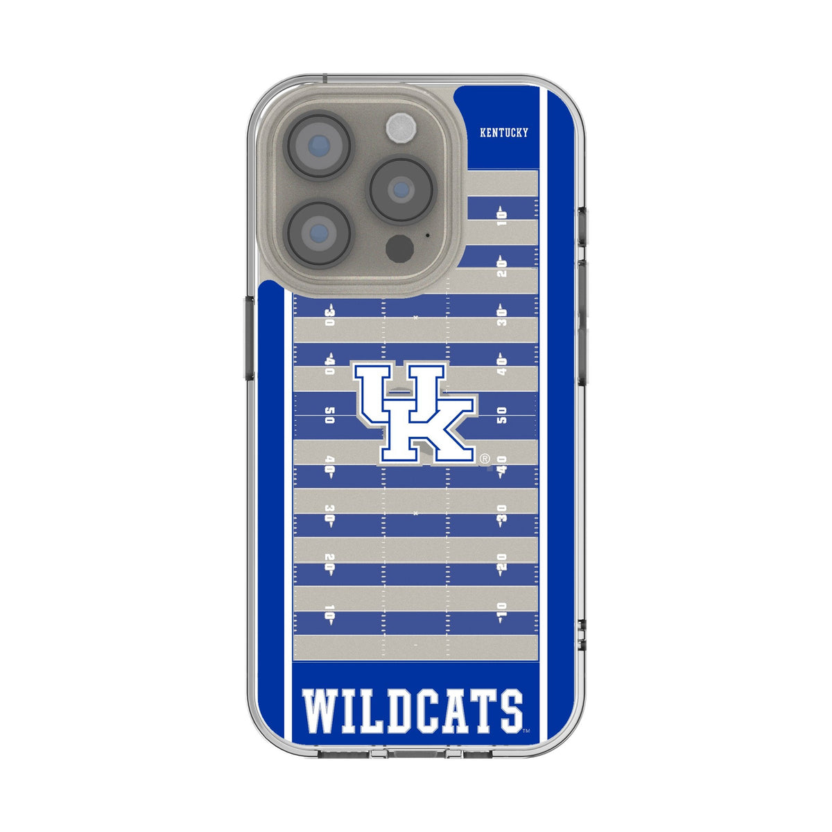University of Kentucky Wildcats Field Clear Phone Case for Apple iPhone