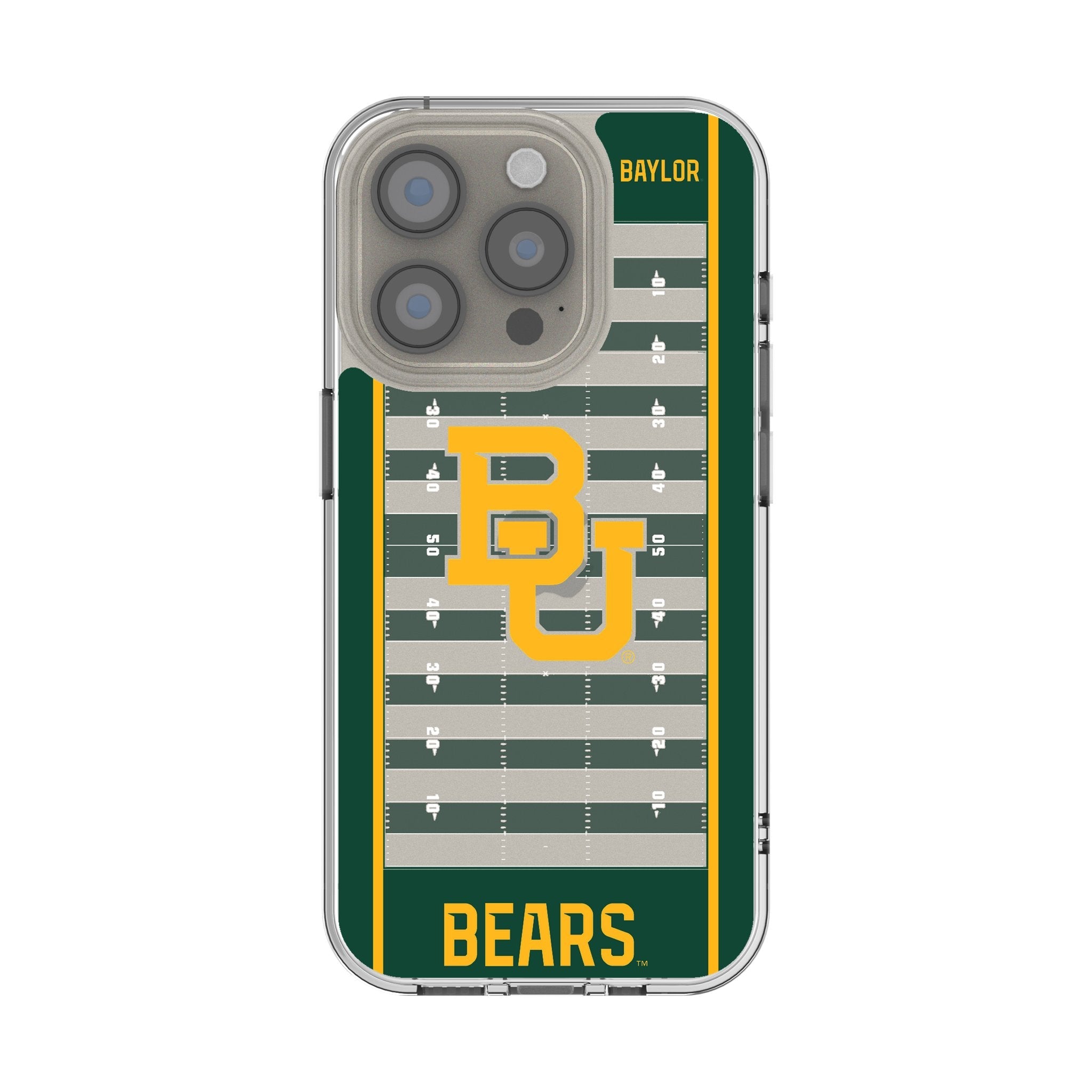 Baylor University Bears Field Clear Phone Case for Apple iPhone 1