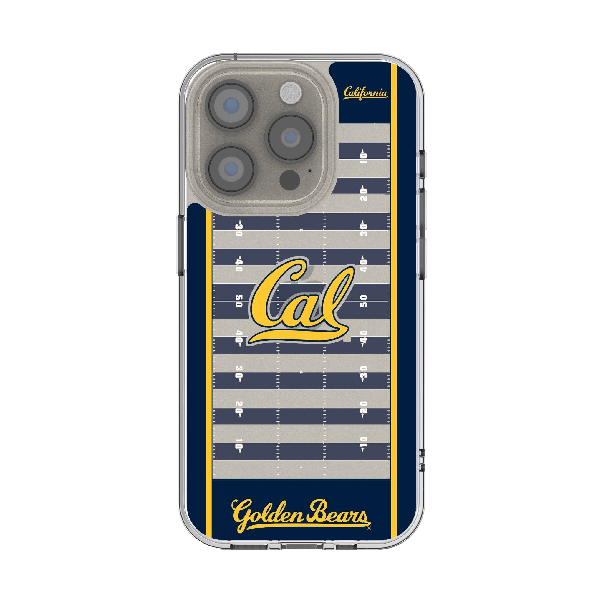 University of California Berkeley Golden Bears Field Clear Phone Case for Apple iPhone