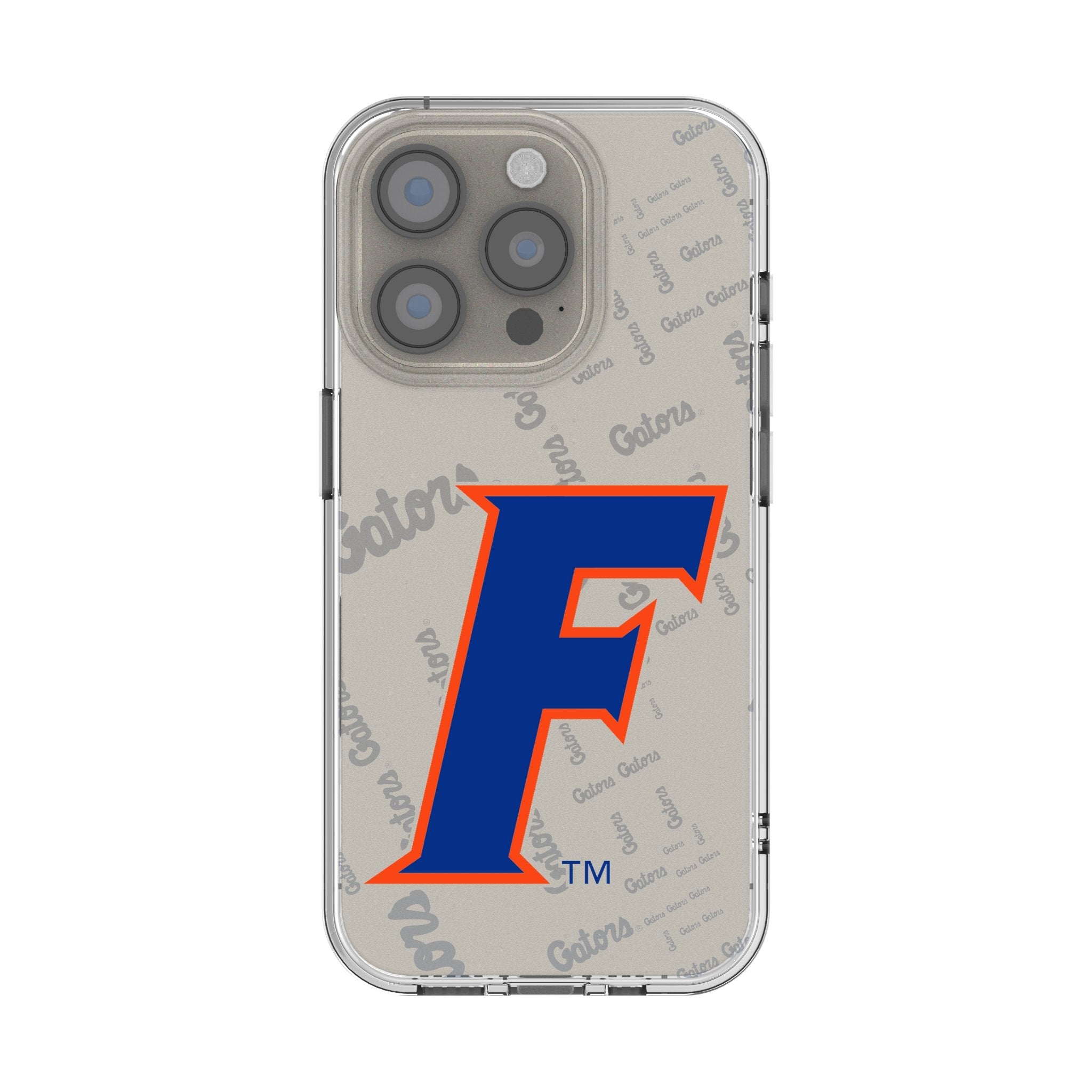 University of Florida Gators Quadtile Clear Phone Case for Apple iPhone 1