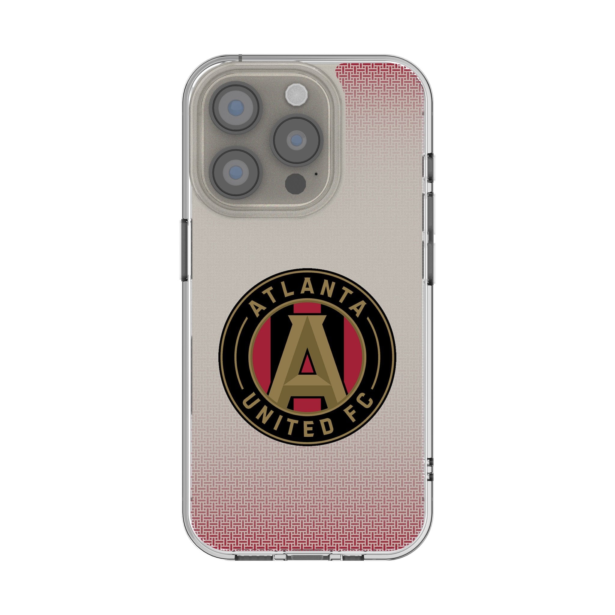 Atlanta United FC Linen Clear Phone Case for Apple iPhone 1