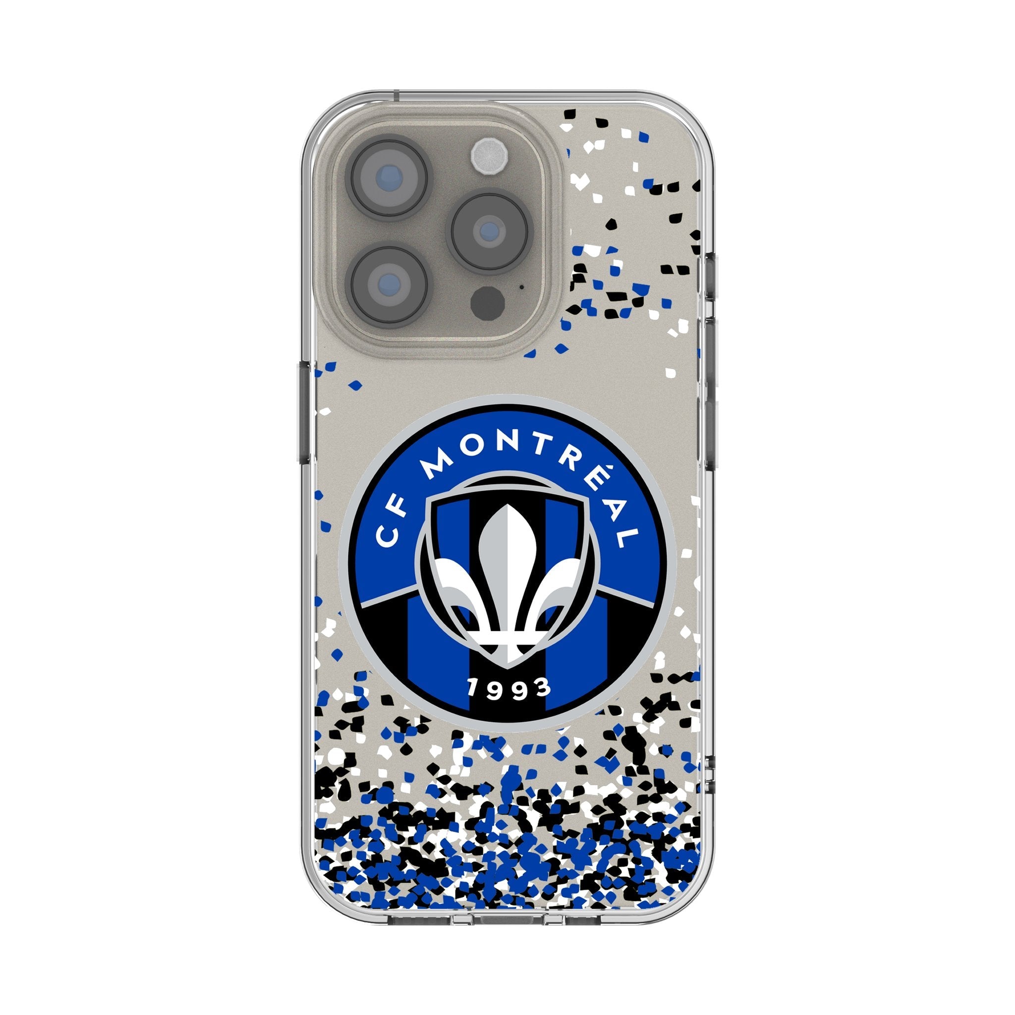 CF Montreal Confetti Clear Phone Case for Apple iPhone