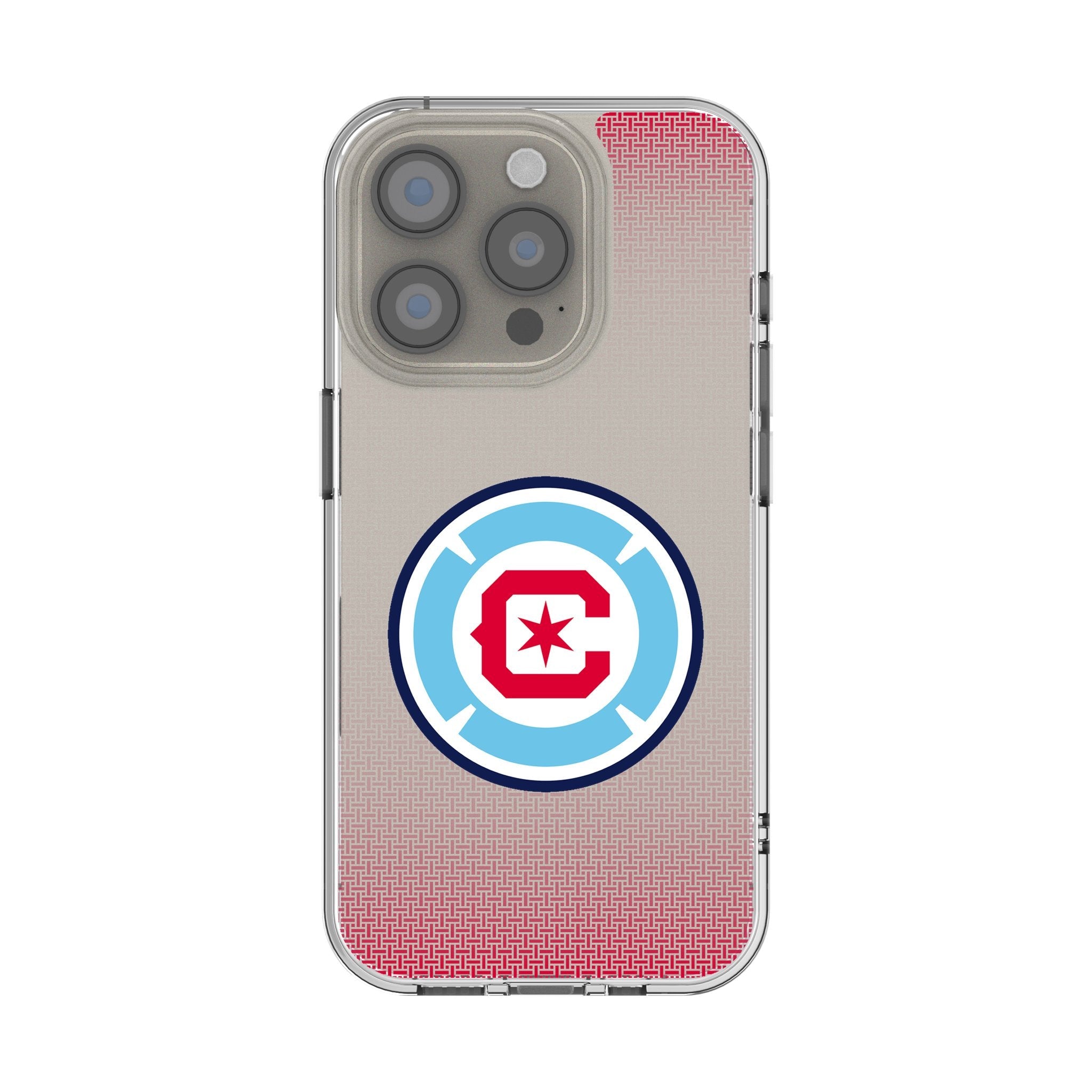 Chicago Fire Linen Clear Phone Case for Apple iPhone