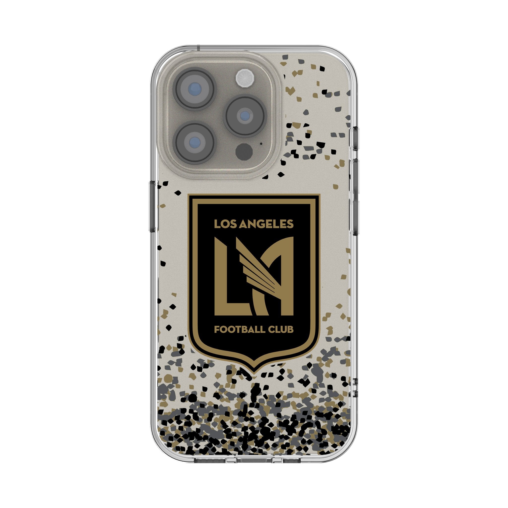 Los Angeles Football Club Confetti Clear Phone Case for Apple iPhone