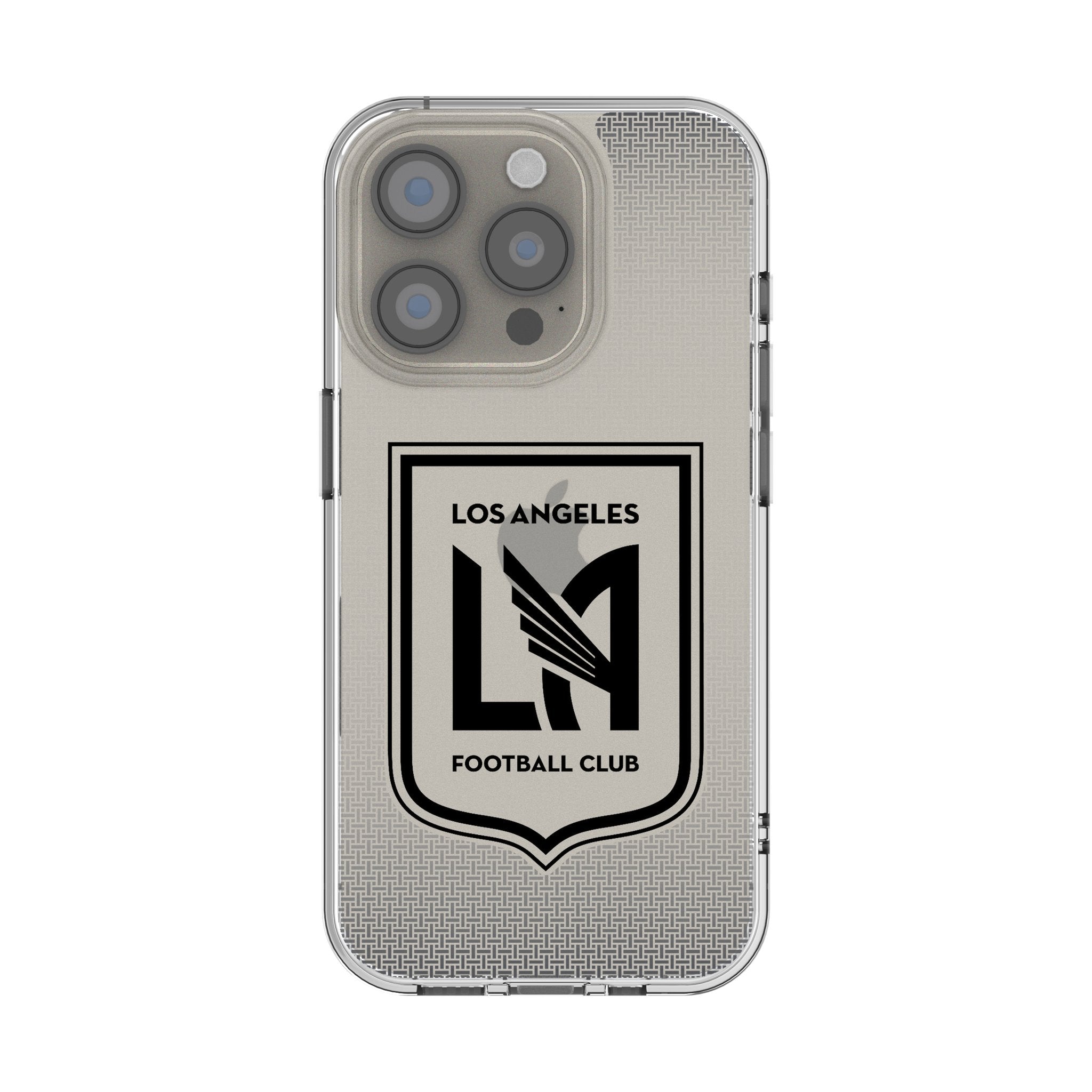 Los Angeles Football Club Linen Clear Phone Case for Apple iPhone